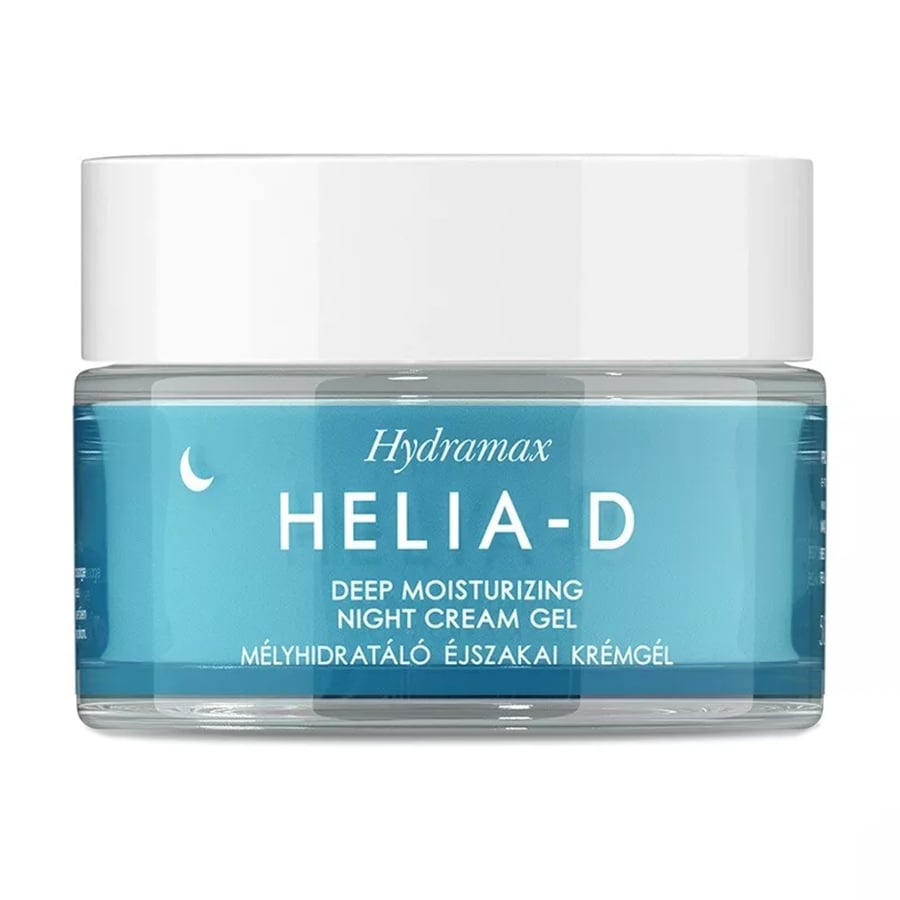Нічний глибокозволожувальний крем-гель для обличчя Helia-D Hydramax Deep Moisturizing Night Cream Gel для всіх типів шкіри, 50 мл
