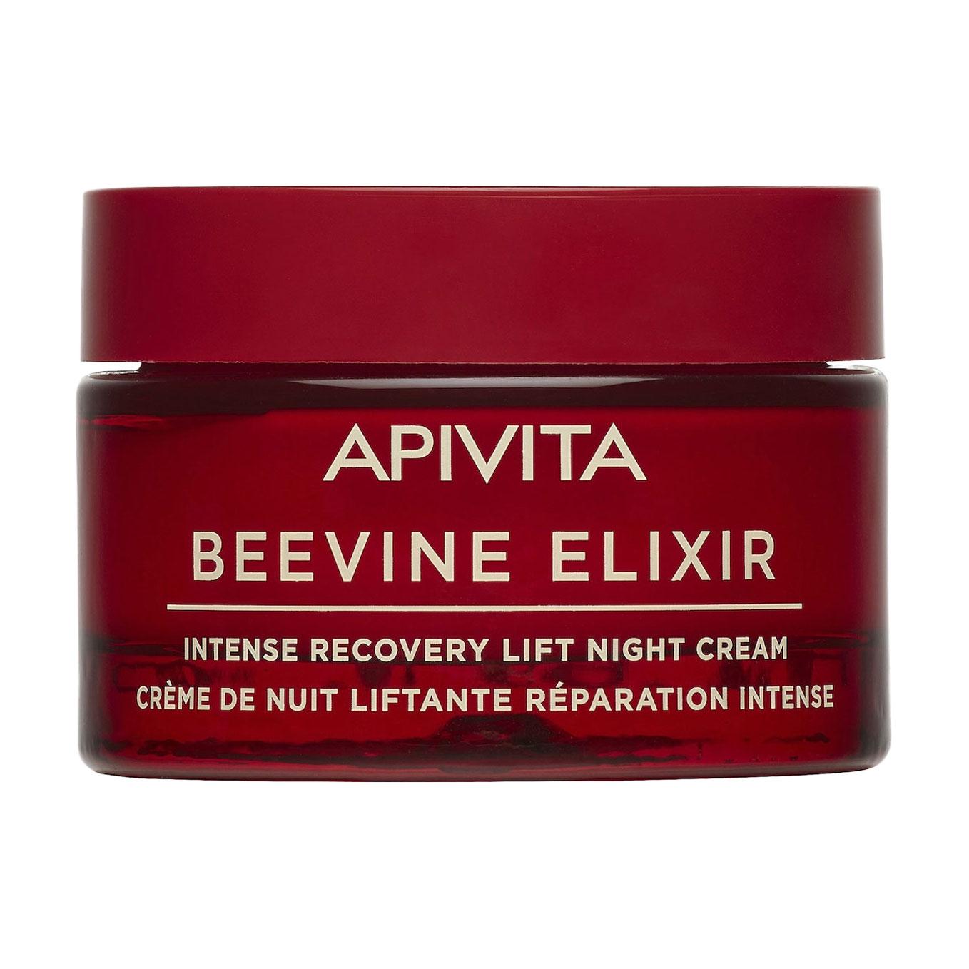 Нічний інтенсивний ліфтинг-крем для обличчя Apivita Beevine Elixir Intense Recovery Lift Night Cream для відновлення шкіри, 50 мл