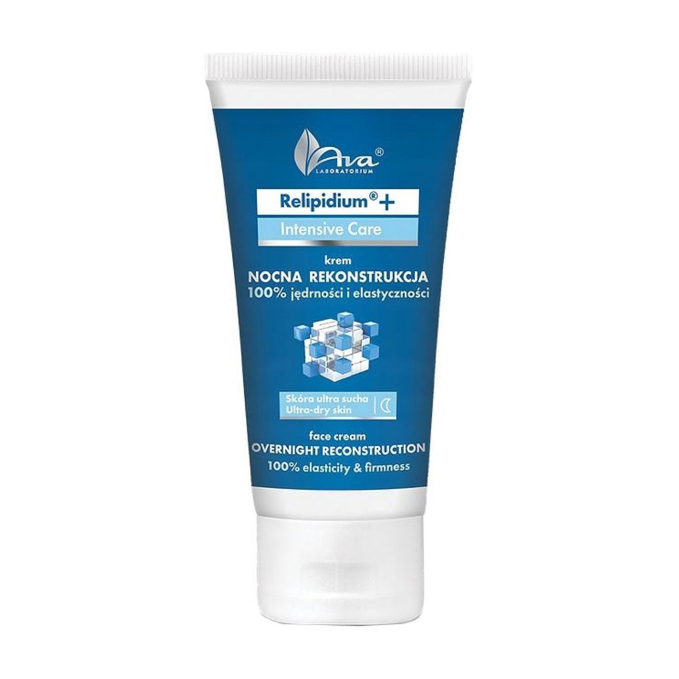 Нічний крем AVA Laboratorium Relipidium+ Night Rebuild Cream для сухої шкіри обличчя, 50 мл