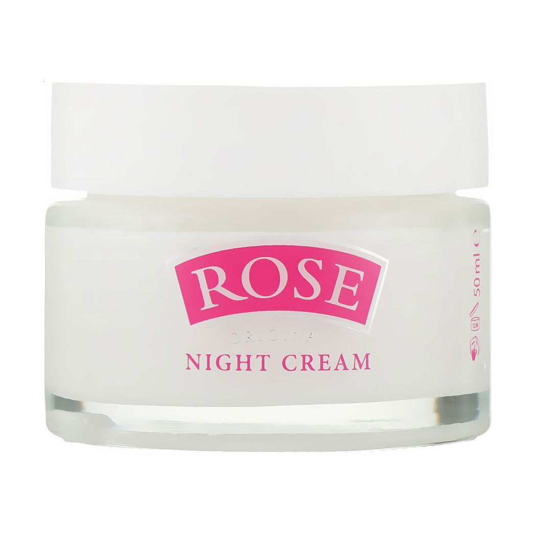 Нічний крем для обличчя Bulgarian Rose Rose Original Night Cream, 50 мл