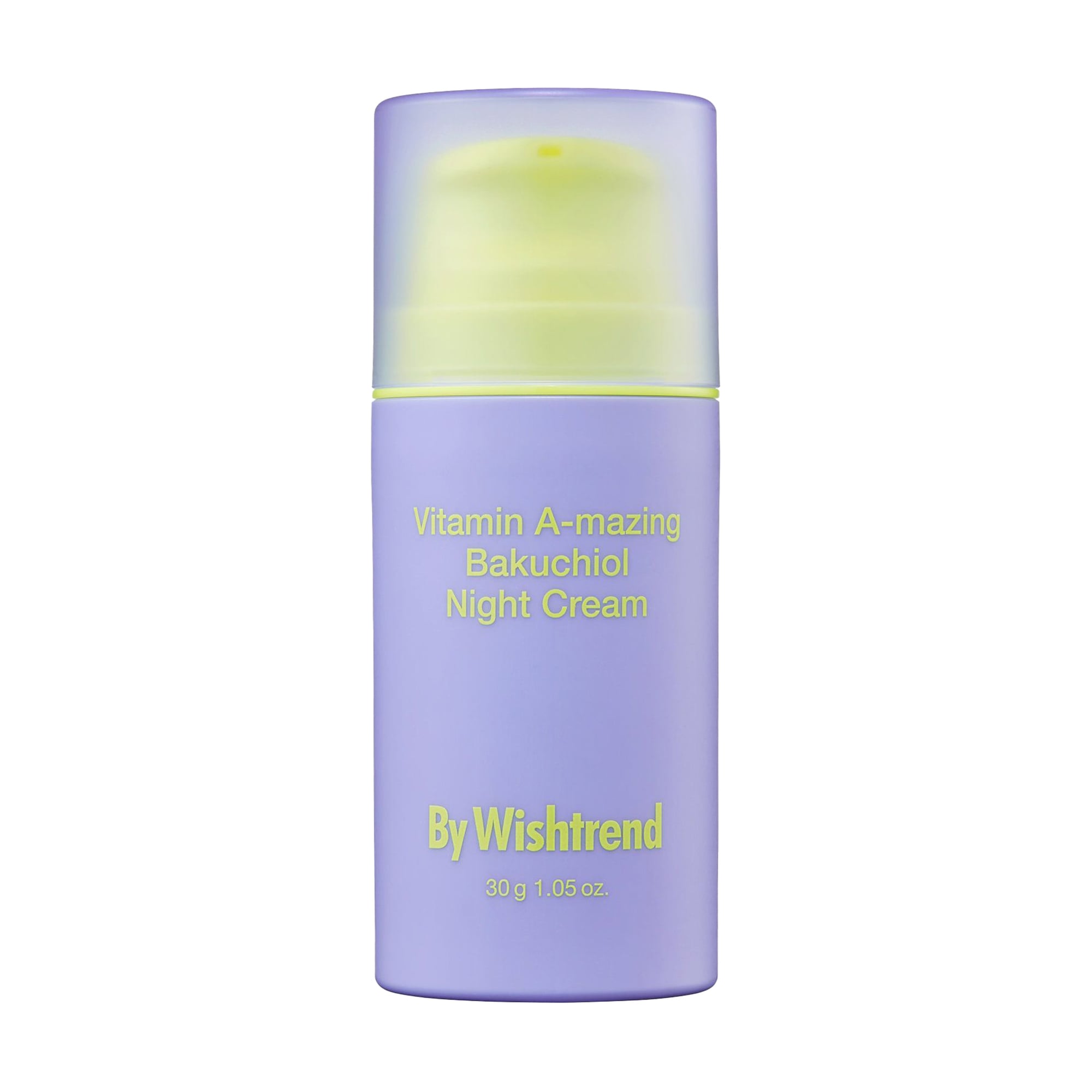 Нічний крем для обличчя By Wishtrend Vitamin A-mazing Bakuchiol Night Cream з ретинолом та бакучіолом, 30 г