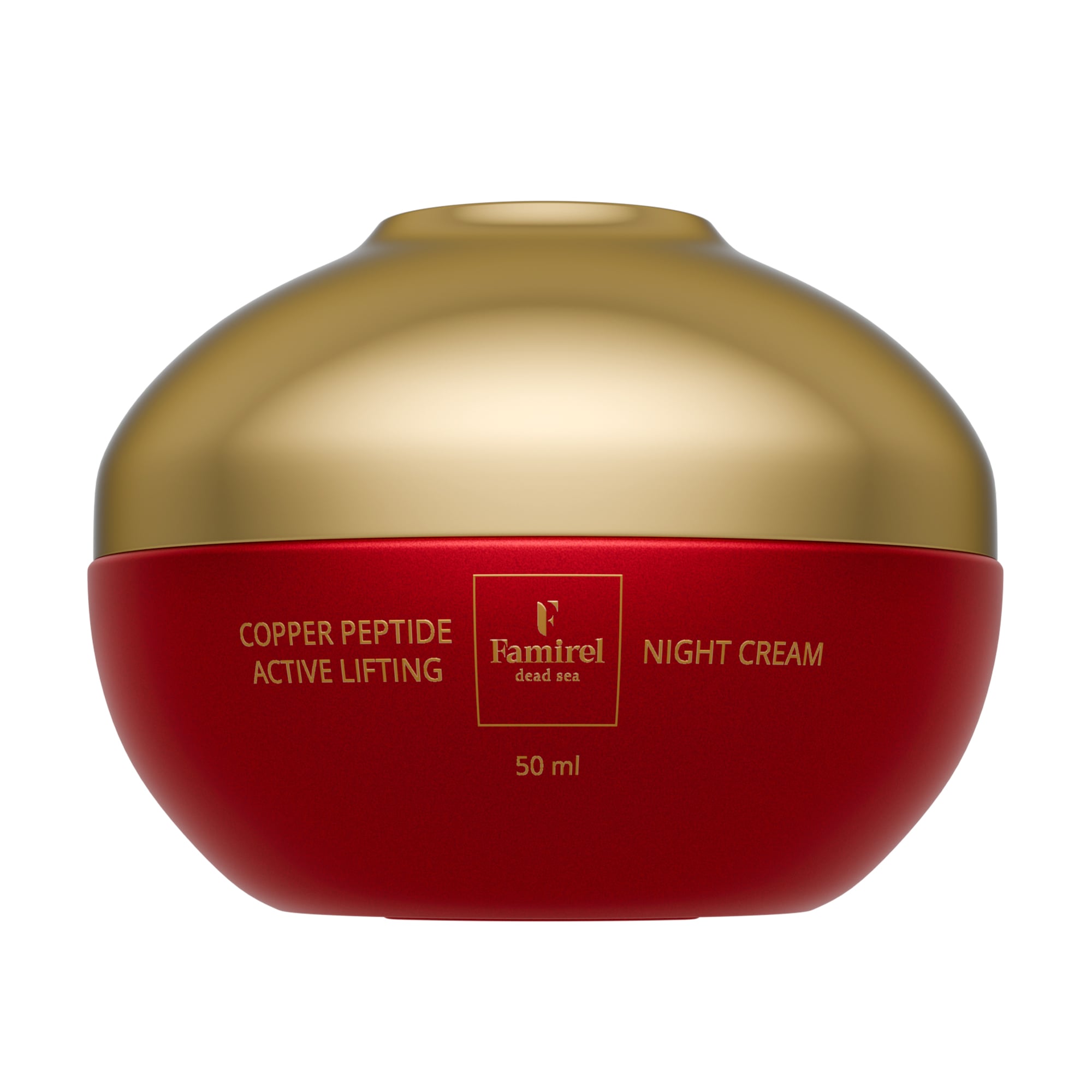 Нічний крем для обличчя Famirel Copper Peptide Night Cream Ліфтинг-актив, із пептидами міді, 50 мл