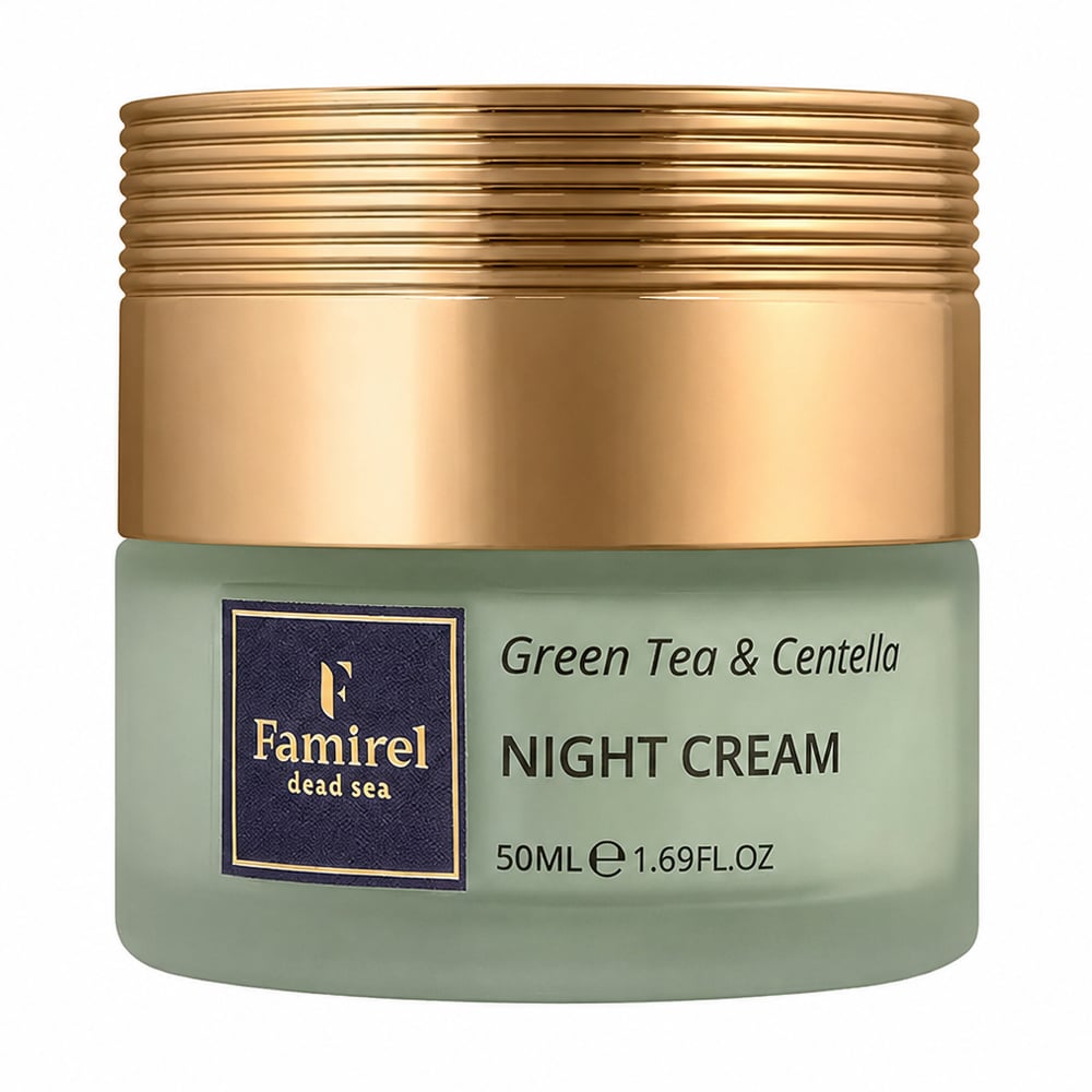 Нічний крем для обличчя Famirel Wonder World Chinese Wonder Green Tea &amp; Centella Night Cream, 50 мл