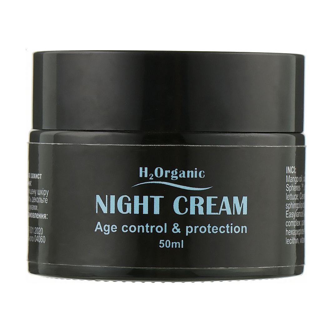 Нічний крем для обличчя H2Organic Age Control &amp; Protection Night Cream, 50 мл