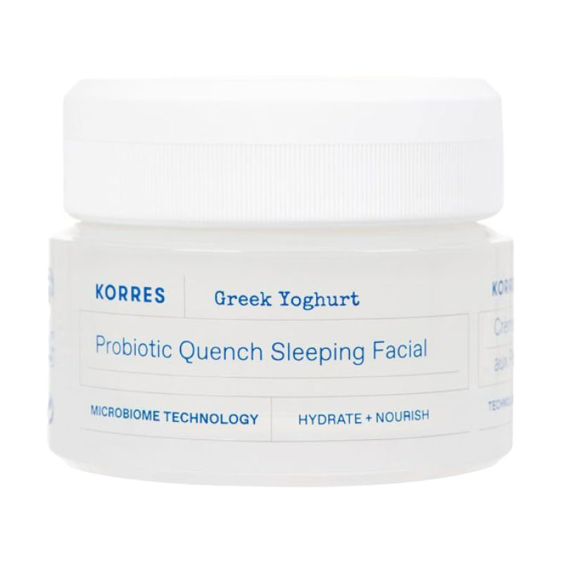 Нічний крем для обличчя Korres Greek Yoghurt Probiotic Quench Sleeping Facial, 40 мл
