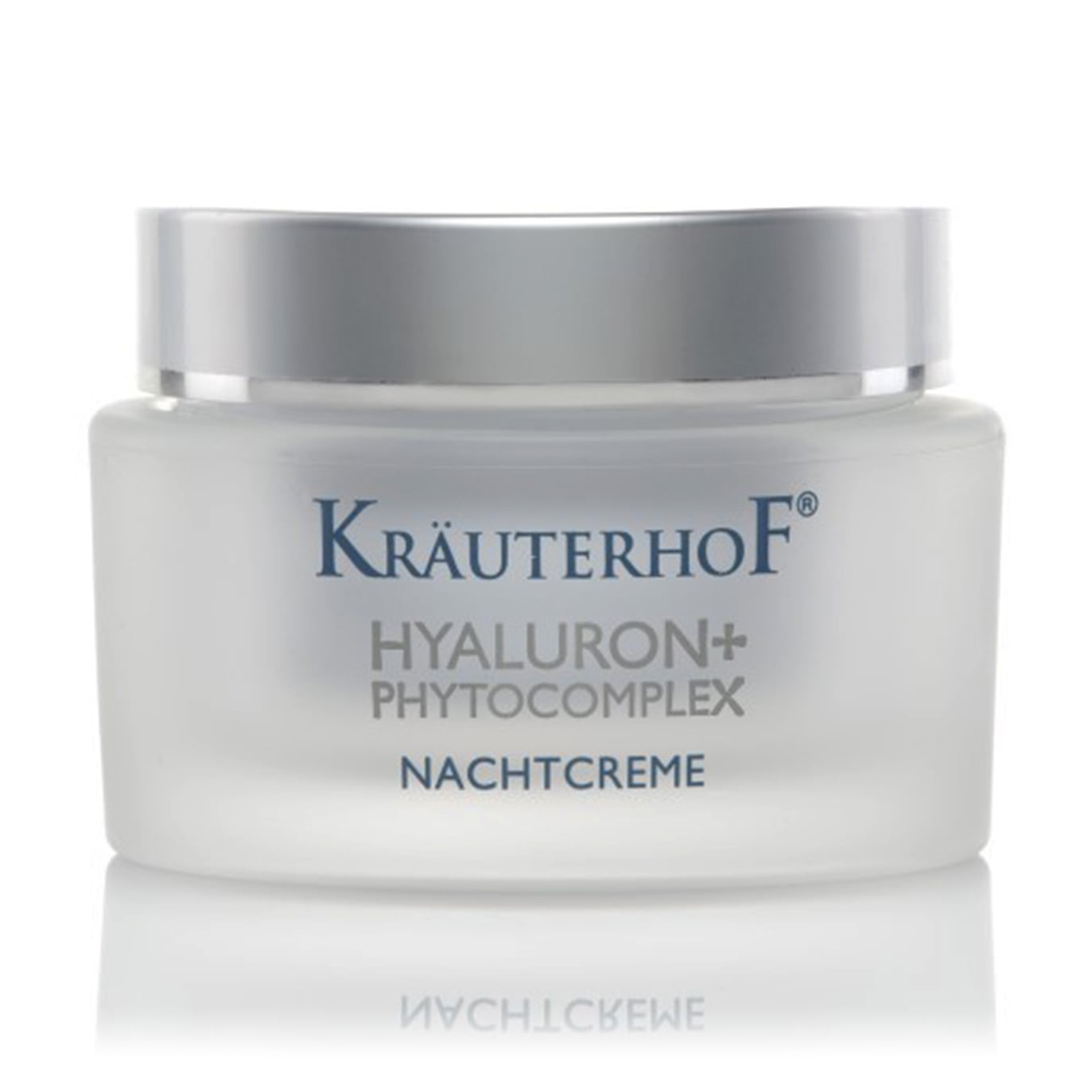Нічний крем для обличчя Krauterhof Hyaluron з фітокомплексом та гіалуроновою кислотою, 50 мл