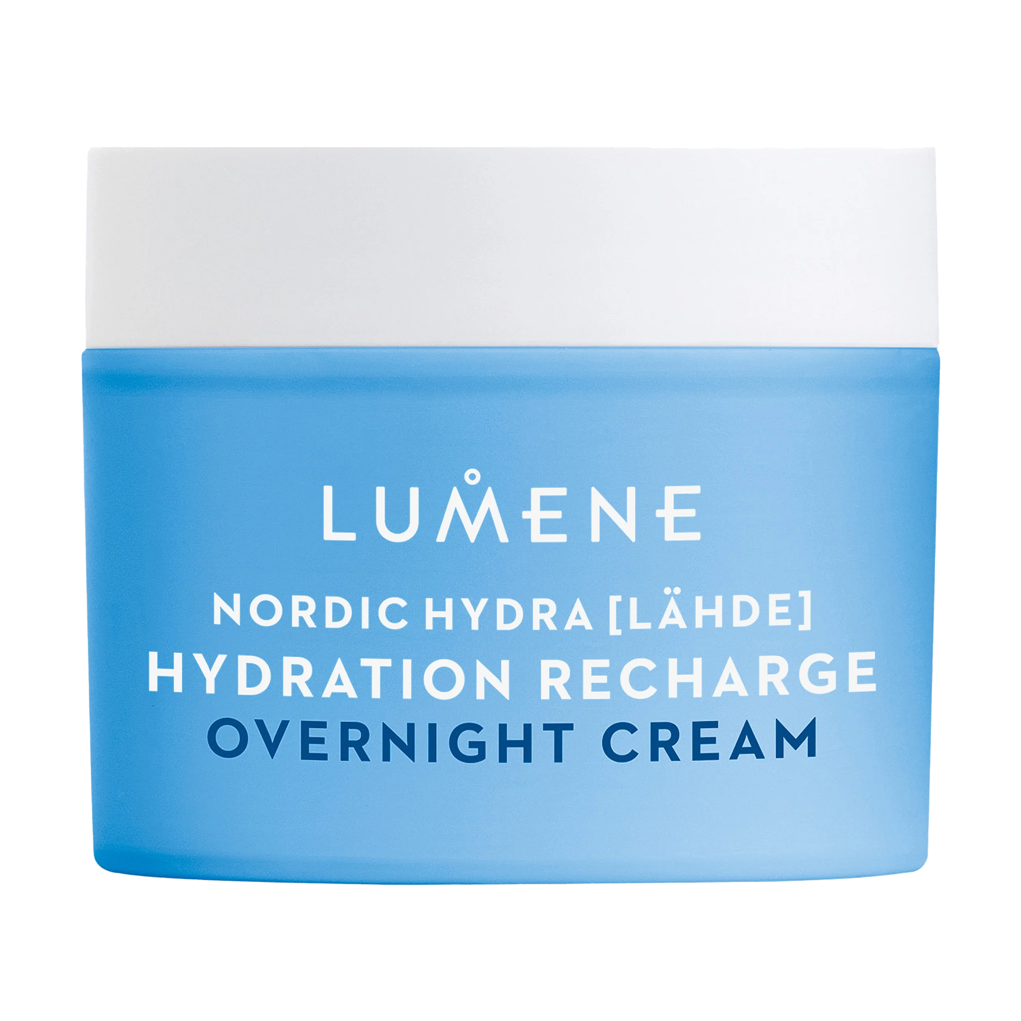 Нічний крем для обличчя Lumene Nordic Hydra Lahde Hydration Recharge Overnight Cream для всіх типів шкіри, 50 мл