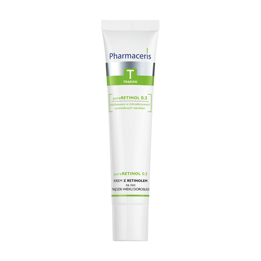 Нічний крем для обличчя Pharmaceris T Pure Retinol 0.3% з ретинолом, 40 мл