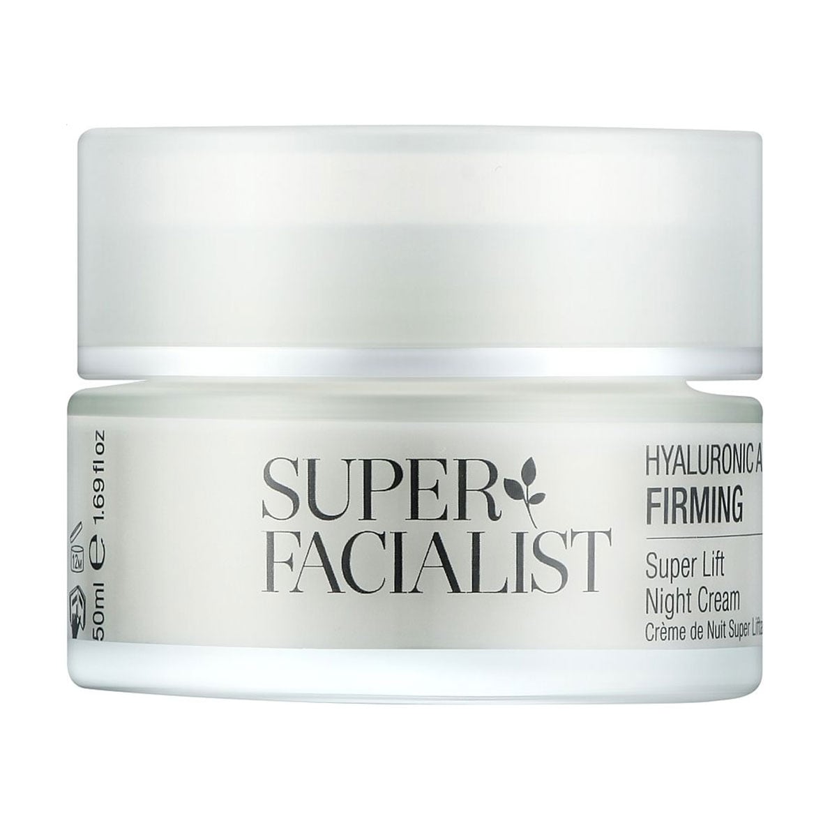 Нічний крем для обличчя Super Facialist Hyaluronic Acid Firming Super Lift Night Cream з гіалуроновою кислотою, 50 мл
