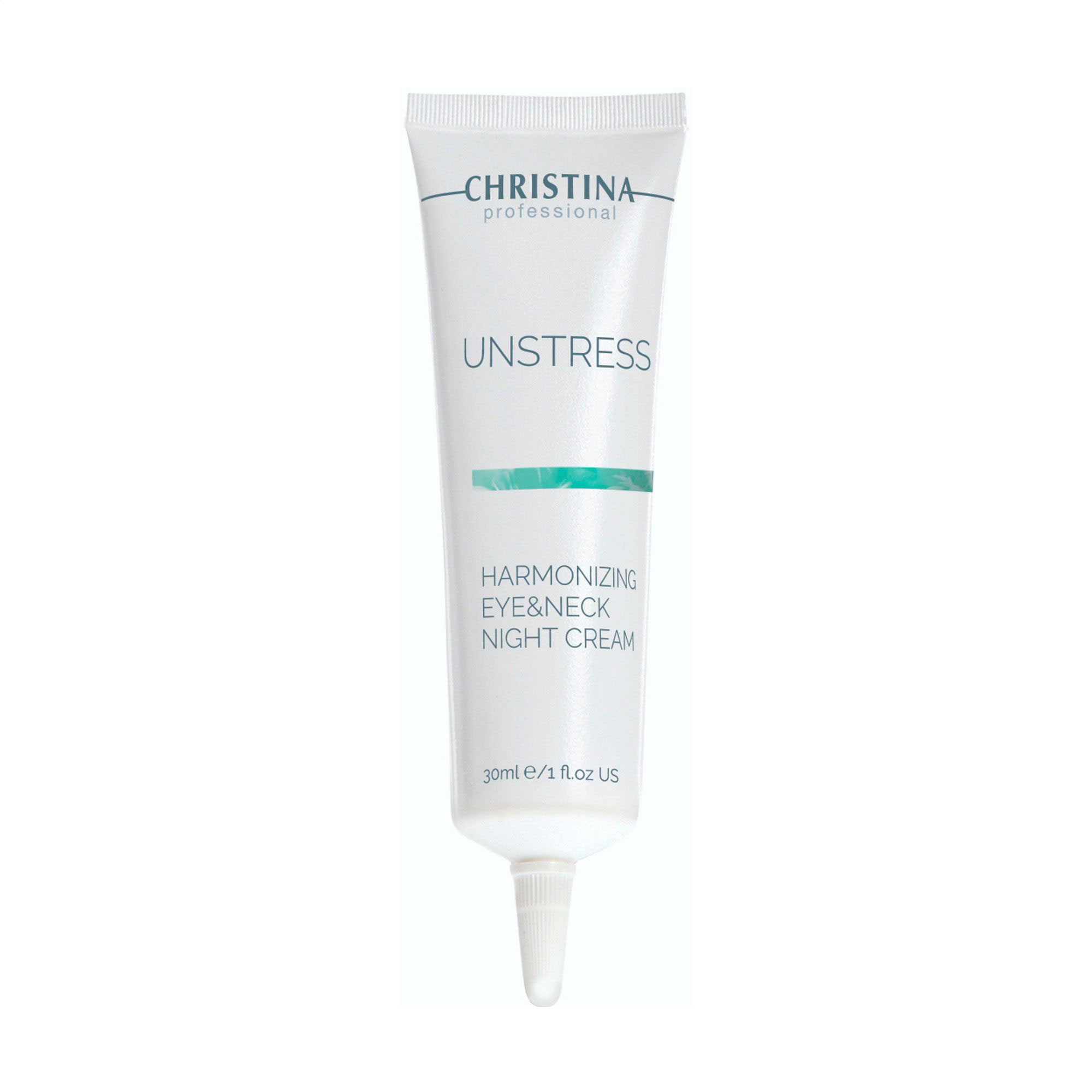 Нічний крем для шкіри навколо очей та шиї Christina Unstress Harmonizing Eye &amp; Neck Night Cream, 30 мл