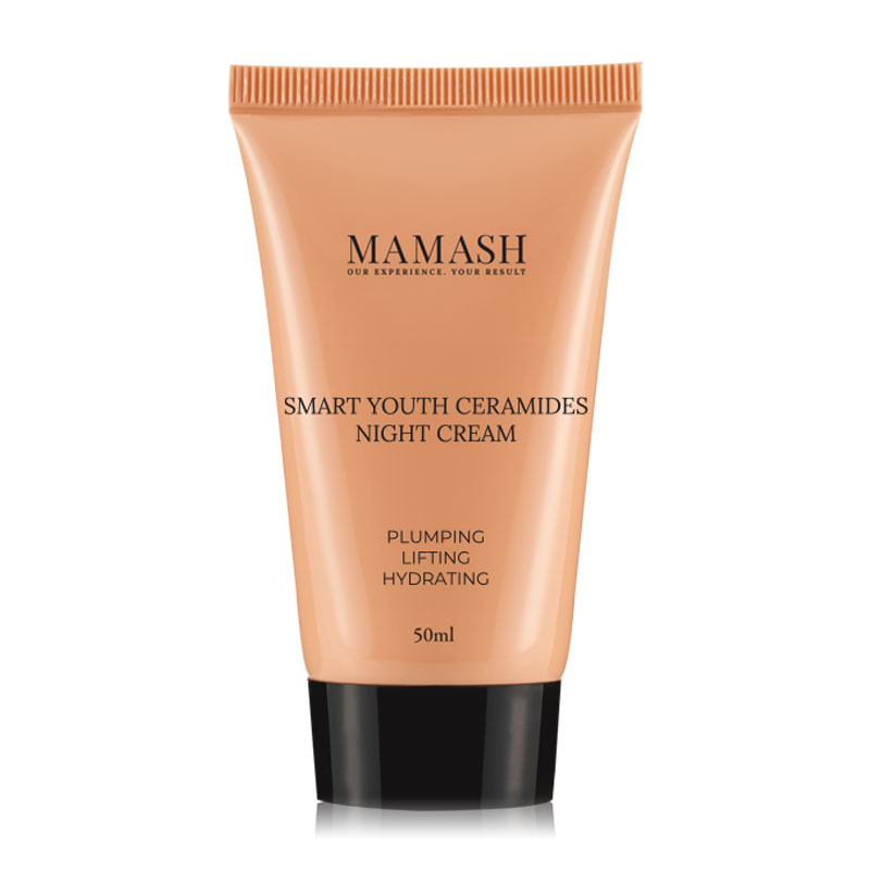 Нічний ліфтинг-крем для обличчя Mamash Smart Youth Ceramides Night Cream з керамідами, 50 мл