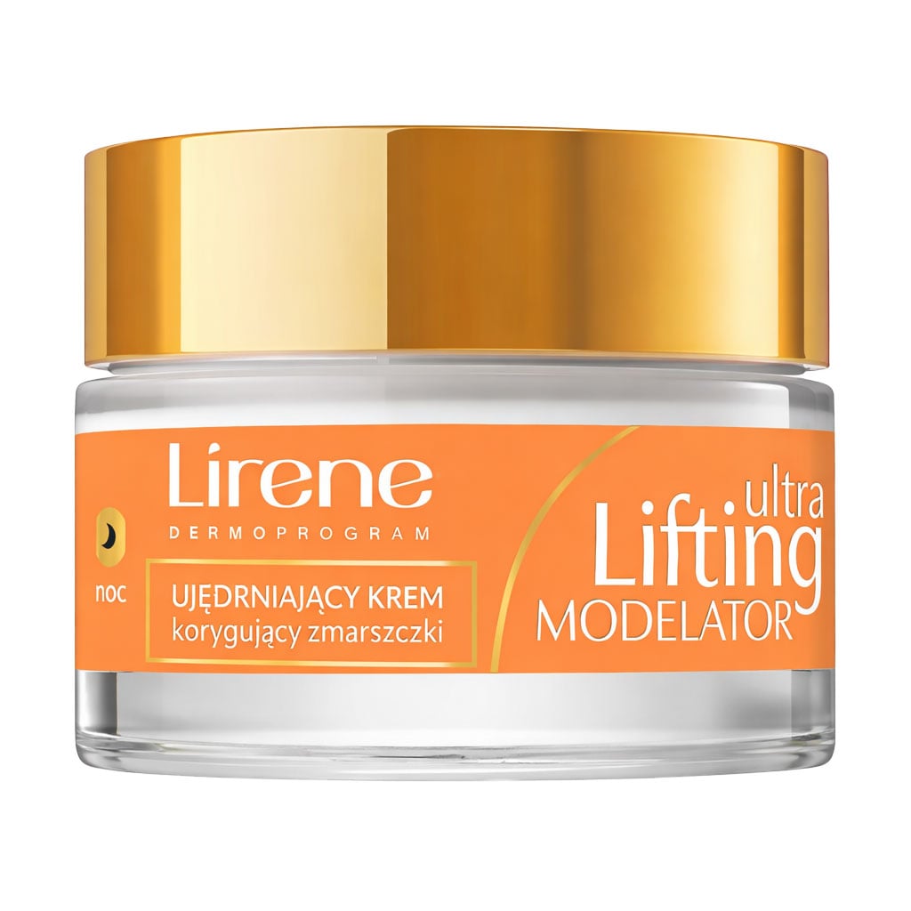 Нічний зміцнювальний крем для обличчя Lirene Dermo Program Ultra Lifting Modelator 50+, 50 мл