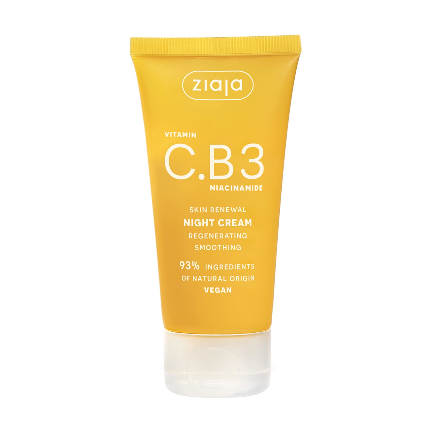 Нічний зволожувальний крем для обличчя Ziaja Vitamin C.B3 Niacinamide, 50 мл