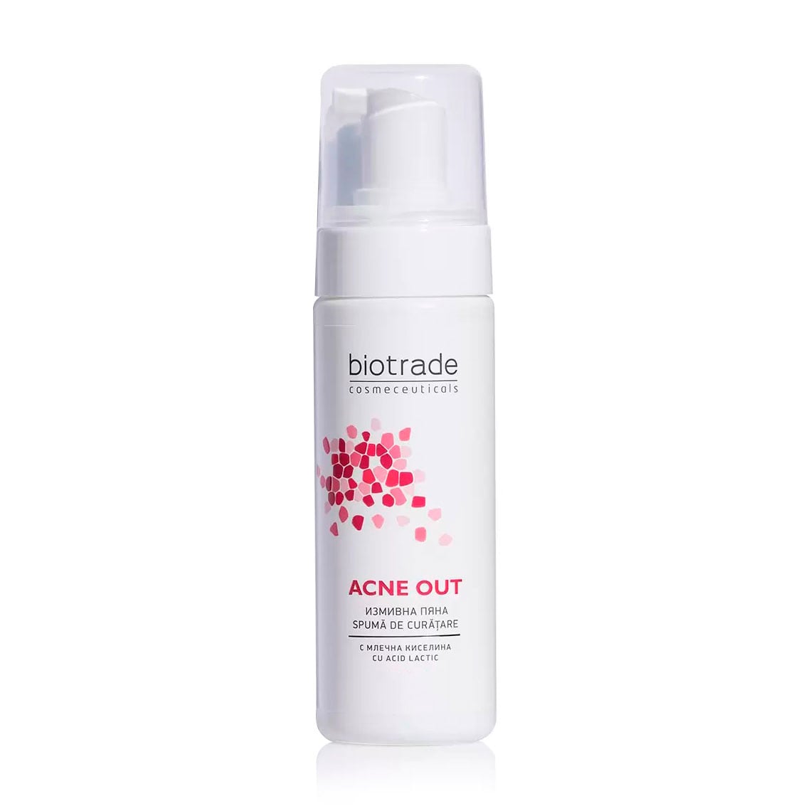 Ніжна пінка для обличчя Biotrade Acne Out Cleansing Face Foam для очищення комбінованої та схильної до акне шкіри, 150 мл