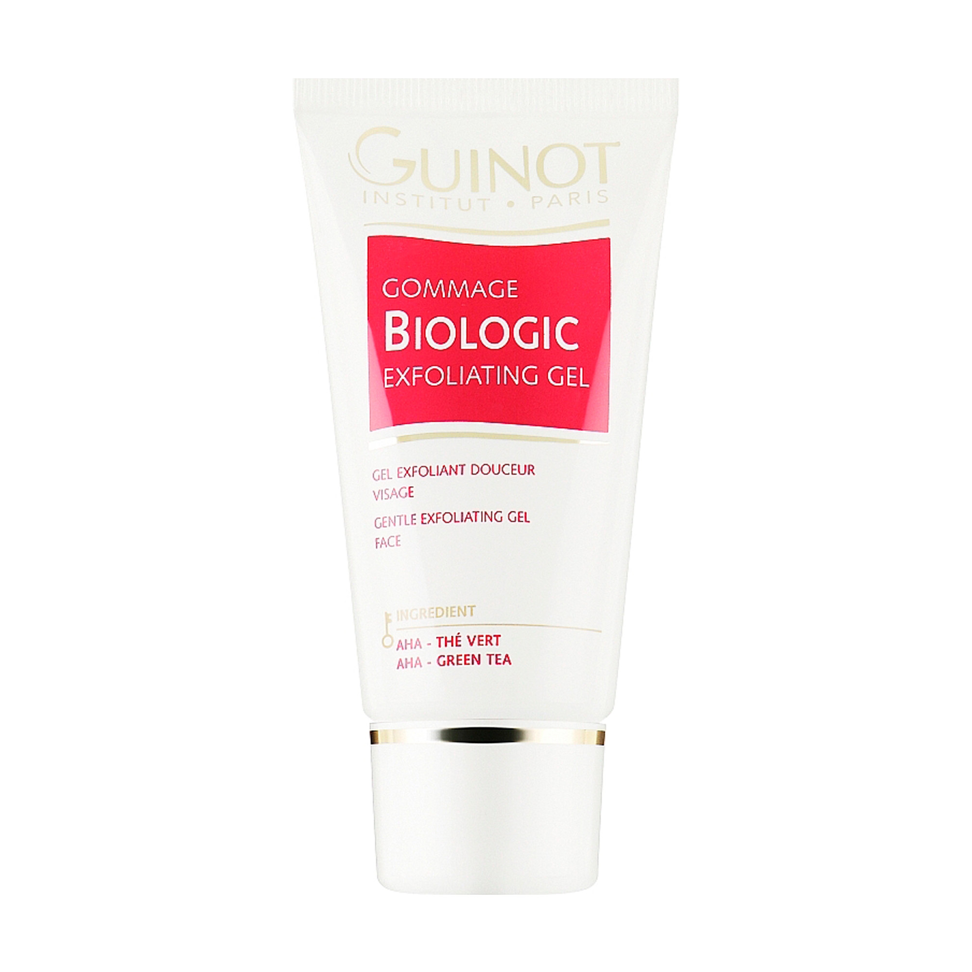 Ніжний крем-ексфоліатор для обличчя Guinot Biologic Exfoliating Gel, 50 мл