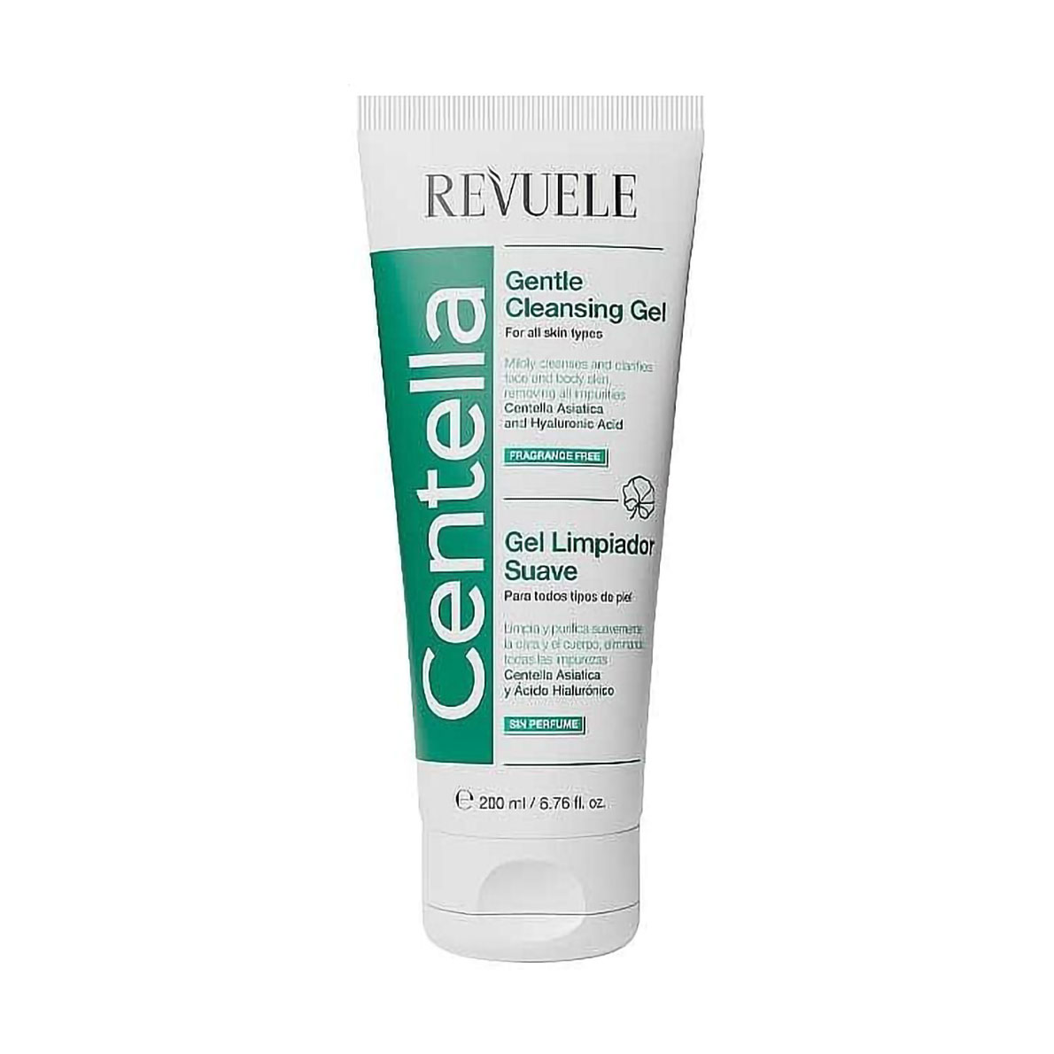 Ніжний очищувальний гель для обличчя Revuele Centella Gentle Cleansing Gel, з центелою, 200 мл