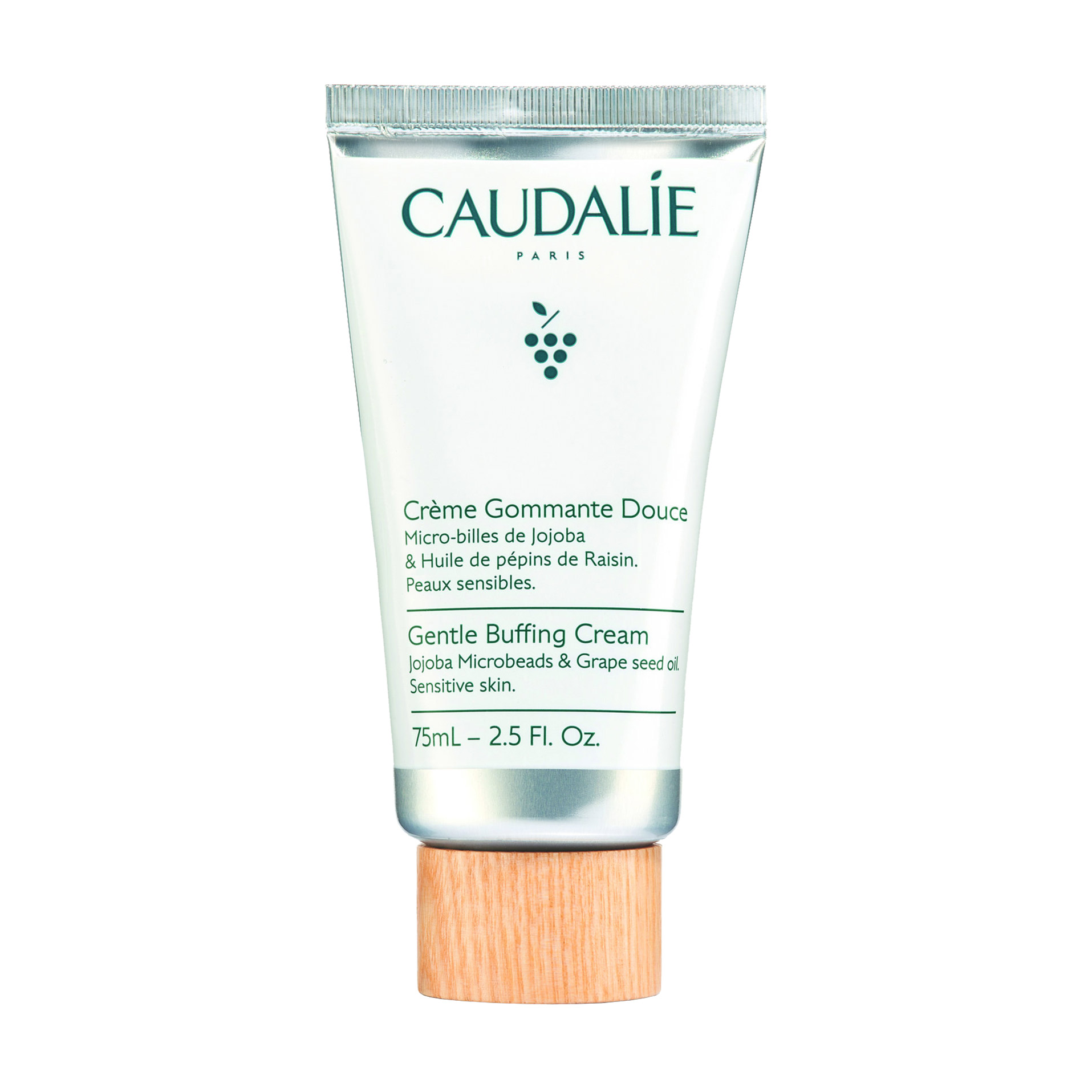 Ніжний очищувальний крем-скраб для обличчя Caudalie Cleansing &amp; Toning Gentle Buffing Cream, 75 мл