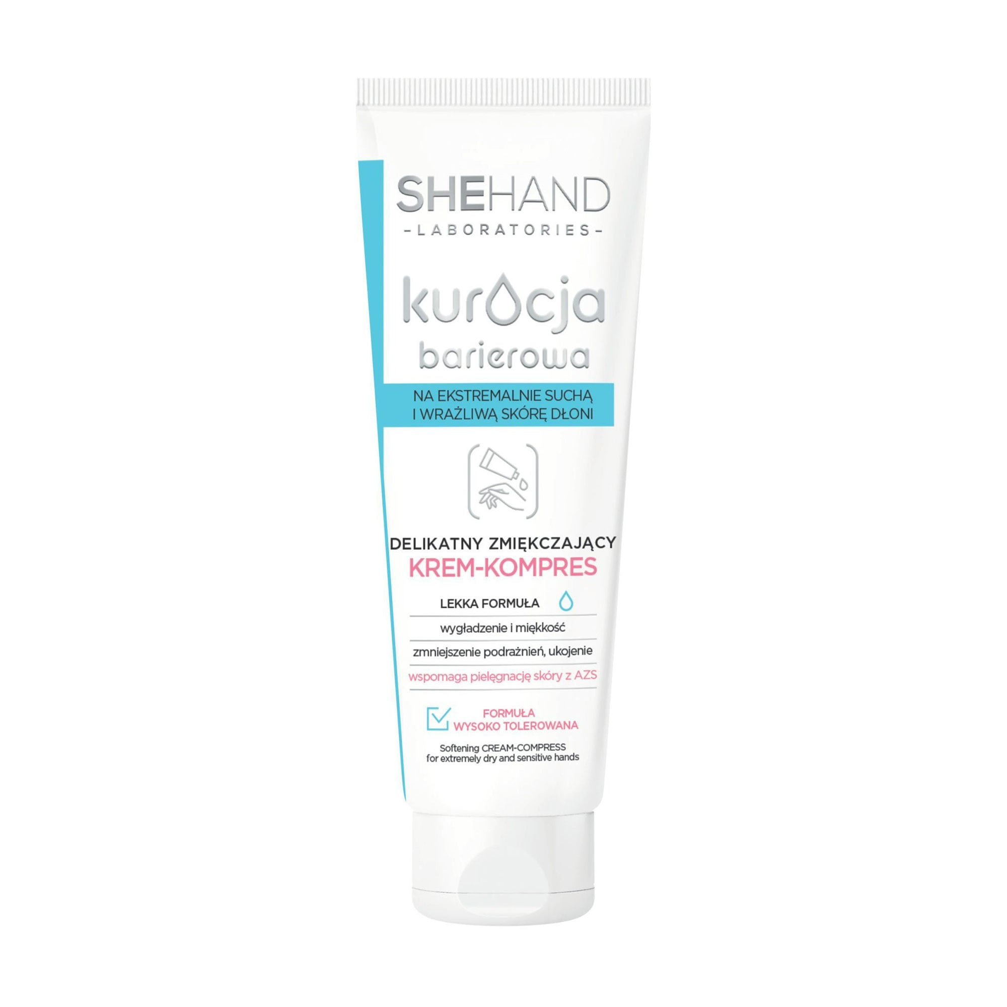 Ніжний пом'якшувальний крем-компрес SheHand Softening Cream-Compress для дуже сухої та чутливої шкіри рук, 75 мл