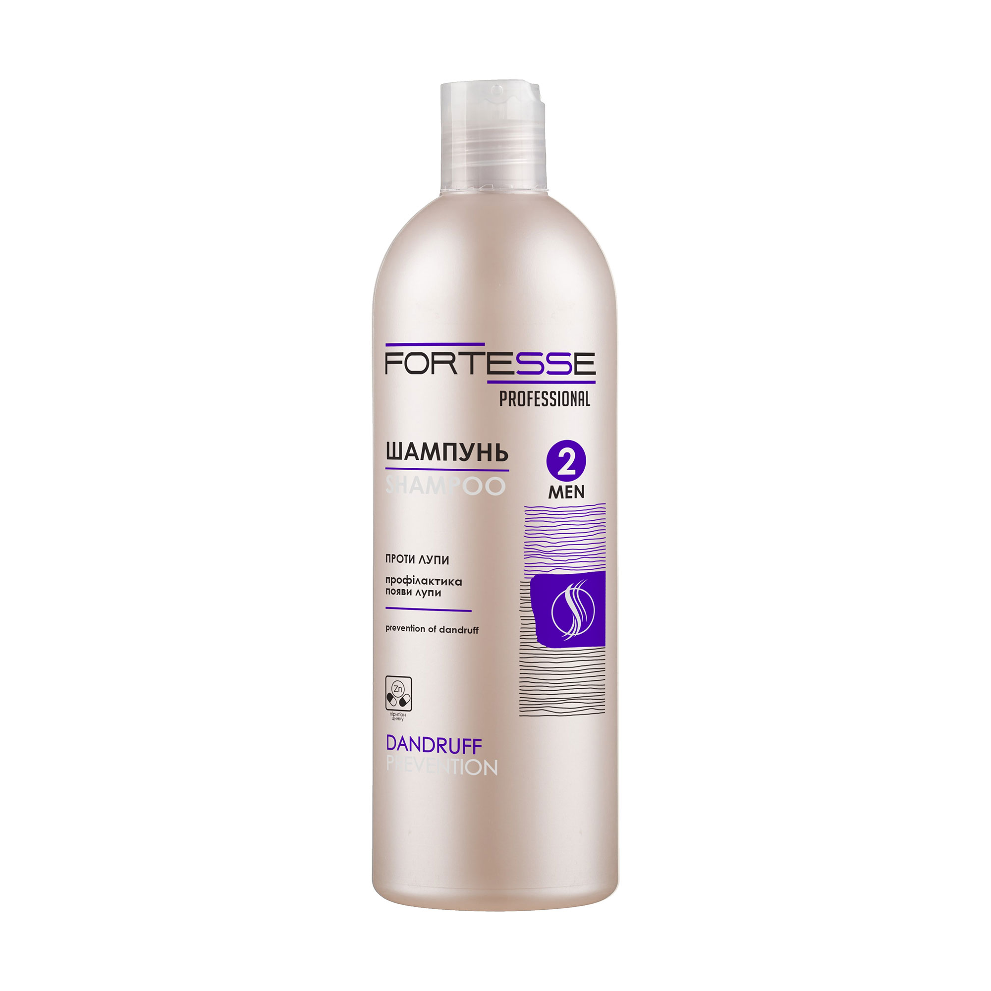Нормалізувальний шампунь-ополіскувач для волосся Fortesse Professional Dandruff Prevention Shampoo Профілактика появи лупи, 400 мл