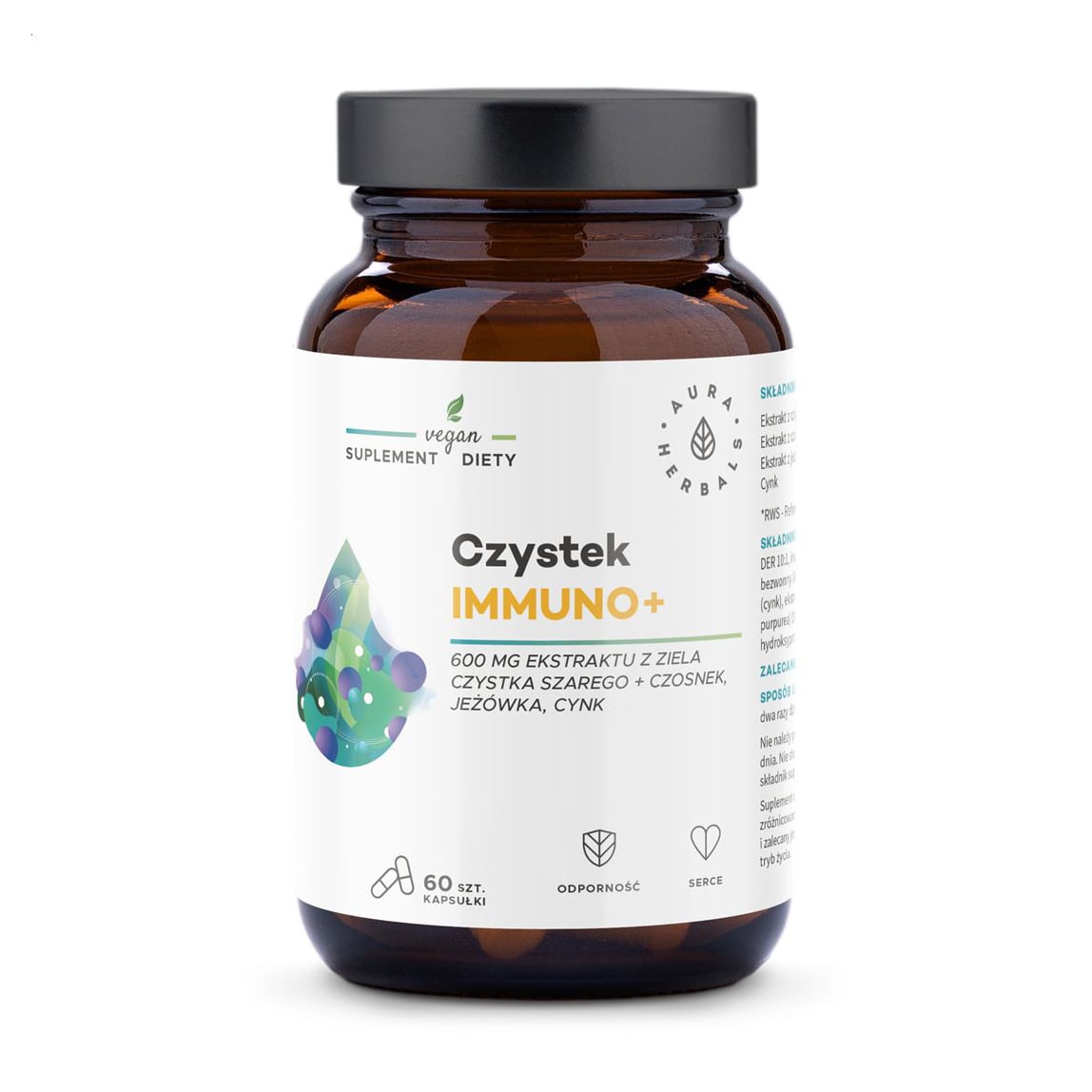 Очищення Імуно+ Aura Herbals Cleansing Immuno+ 600 мг, 60 капсул