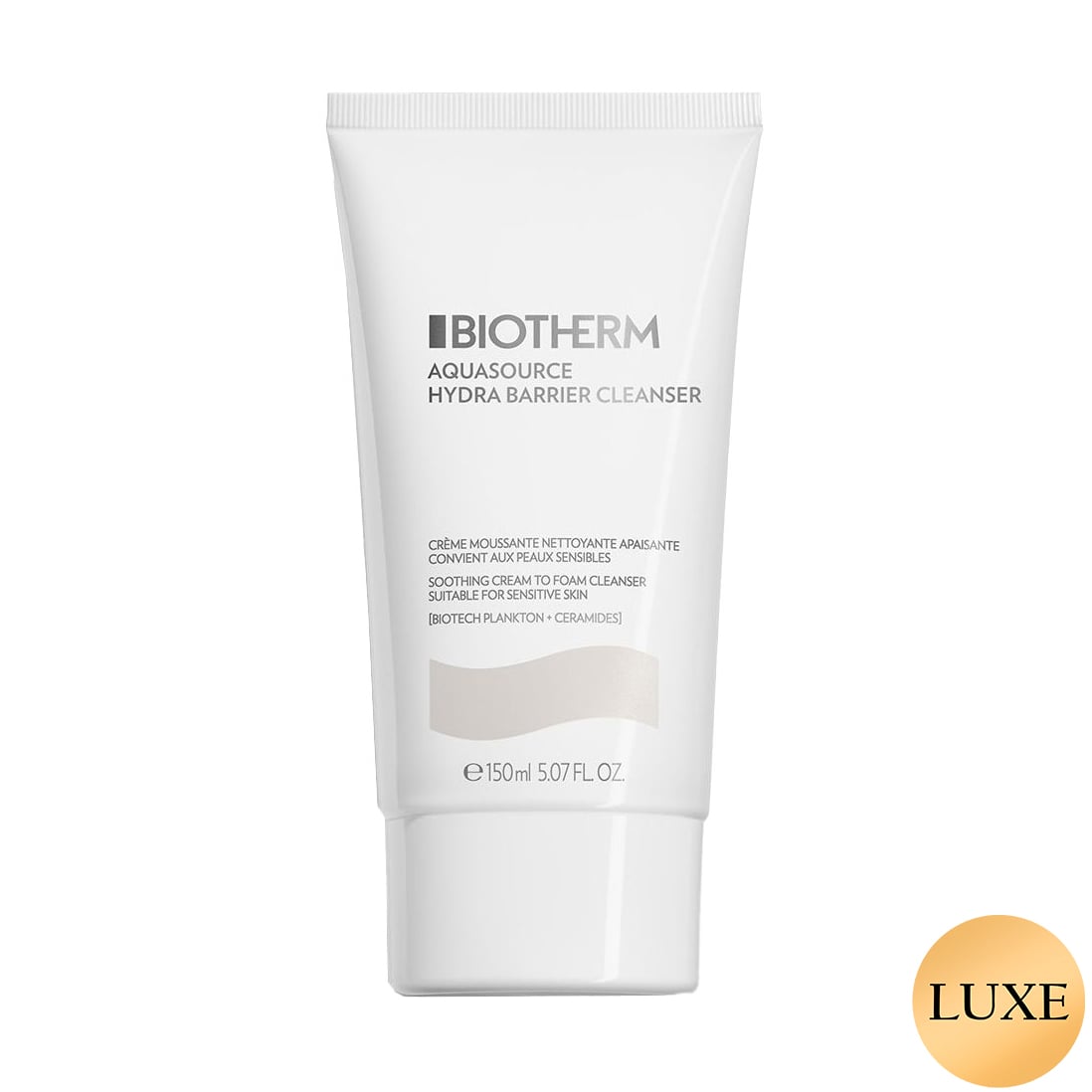 Очищувальна крем-піна для обличчя Biotherm з заспокійливим ефектом Aquasource Hydra Barrier, 150 мл