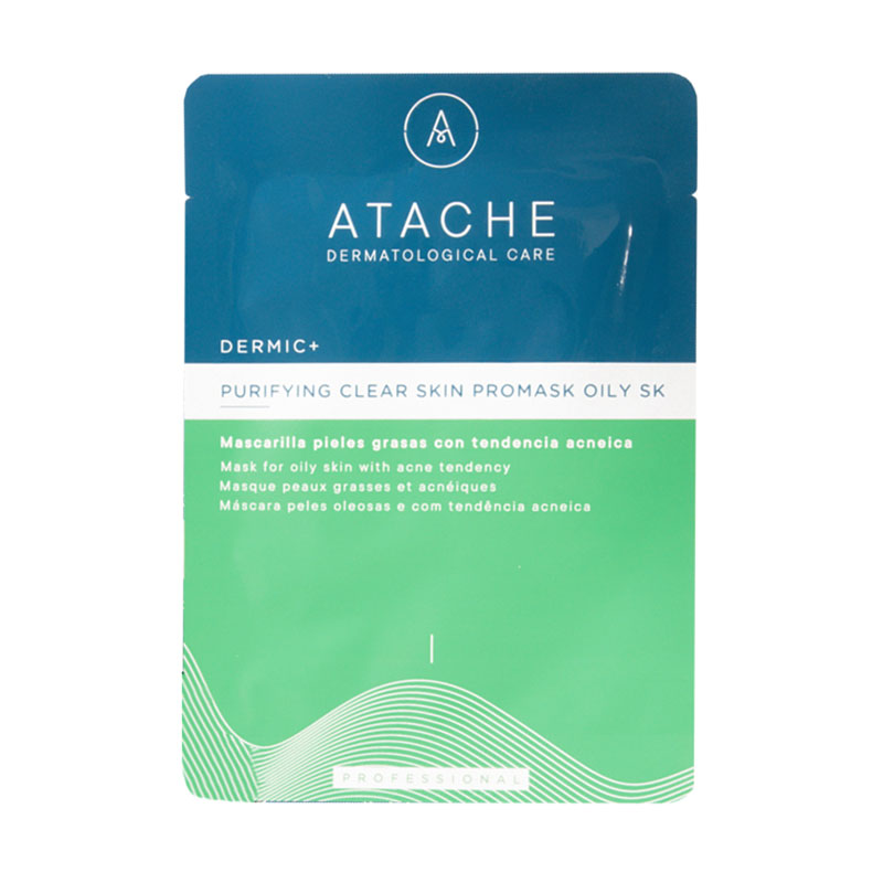 Очищувальна маска для обличчя Atache Purifying Clear Skin Promask Oily SK для шкіри схильної до акне, 1 шт