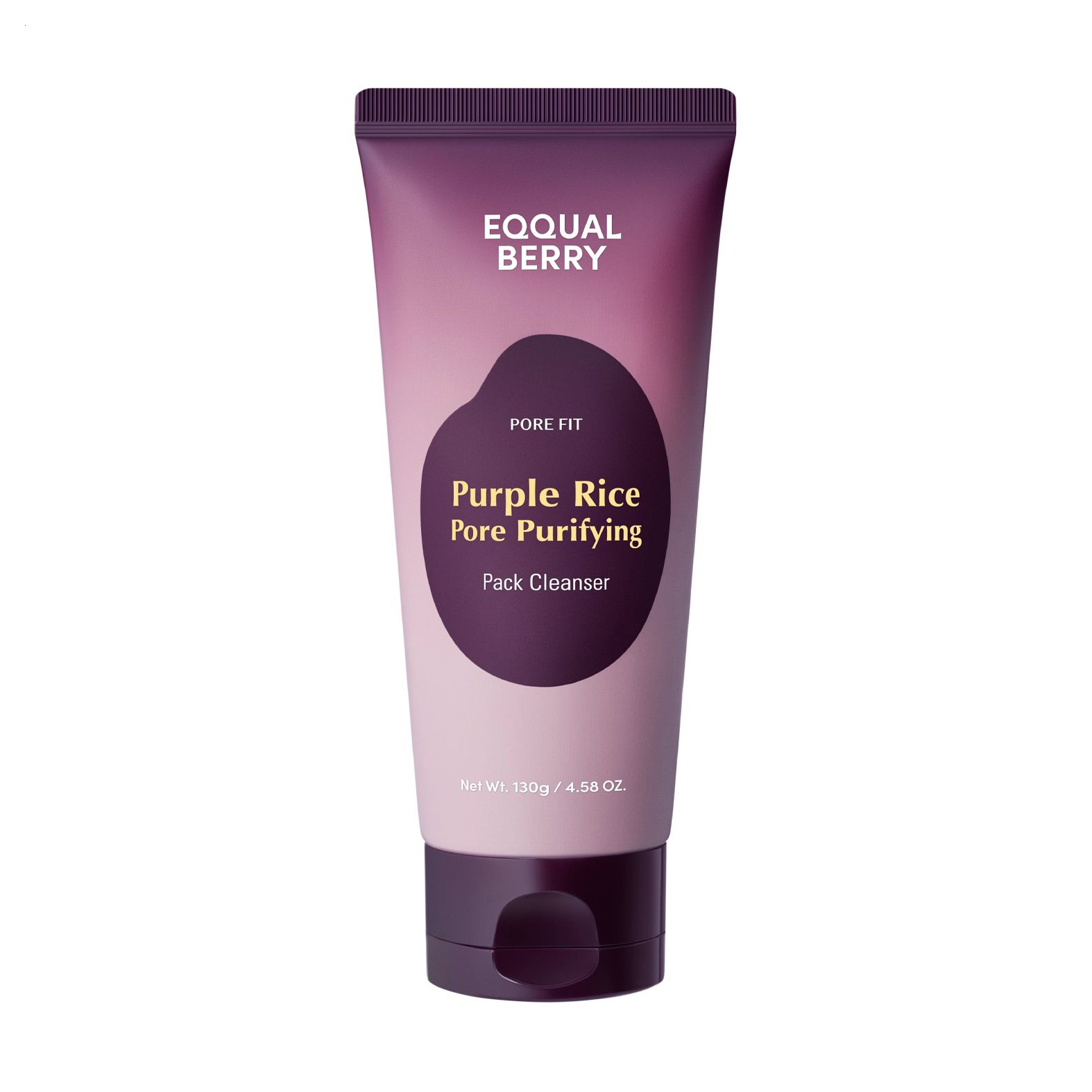 Очищувальна маска для обличчя Eqqualberry Purple Rice Pore Purifying Pack Cleanser, 130 г