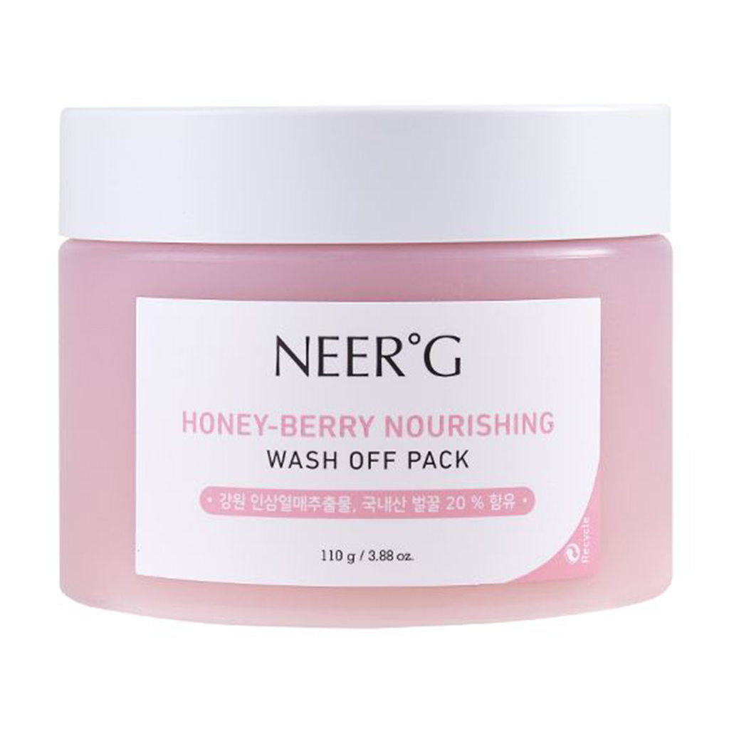 Очищувальна маска для обличчя NEER'G Honey-Berry Nourishing Wash Off Pack, 110 г