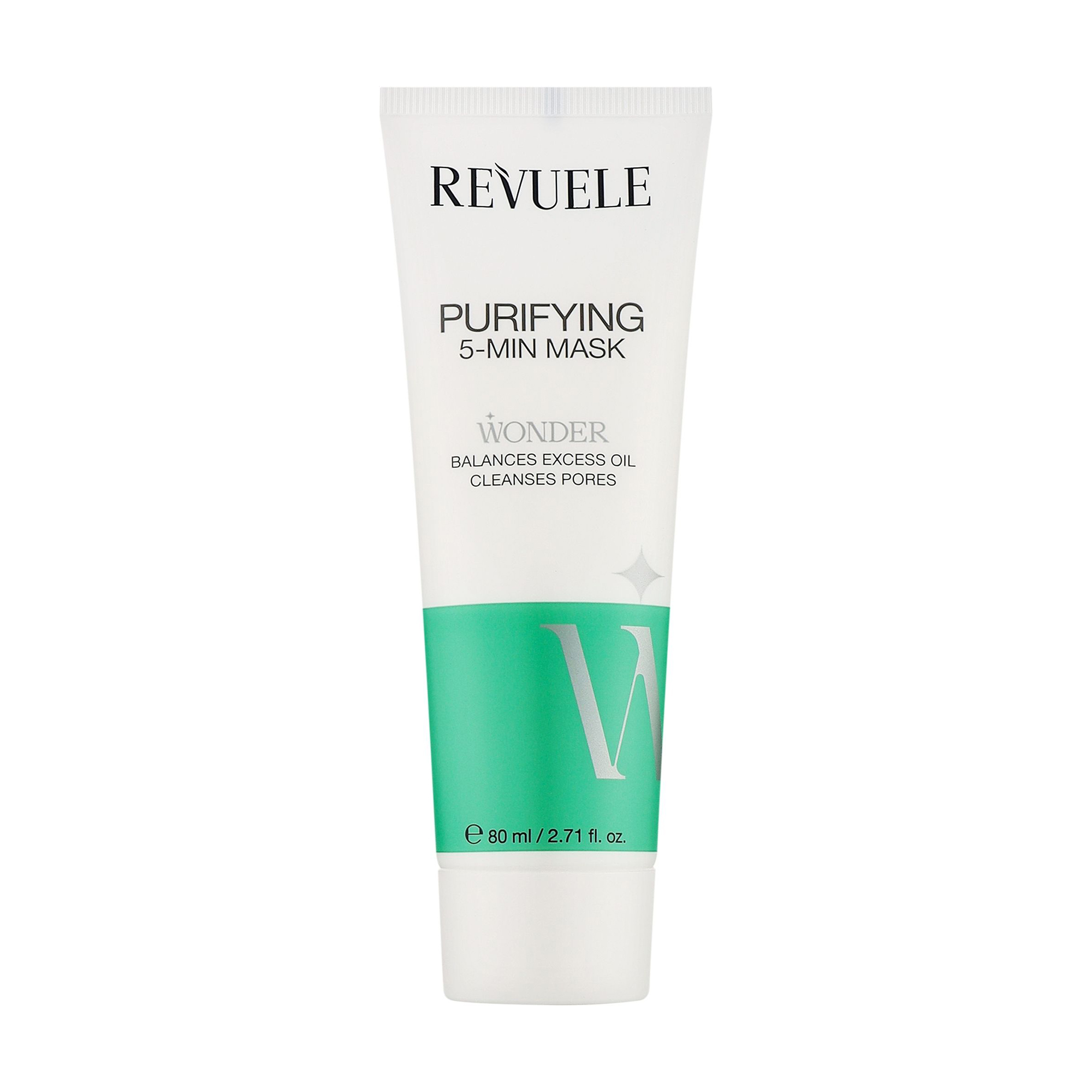 Очищувальна маска для обличчя Revuele Wonder Purifyng 5-Min Mask, 80 мл