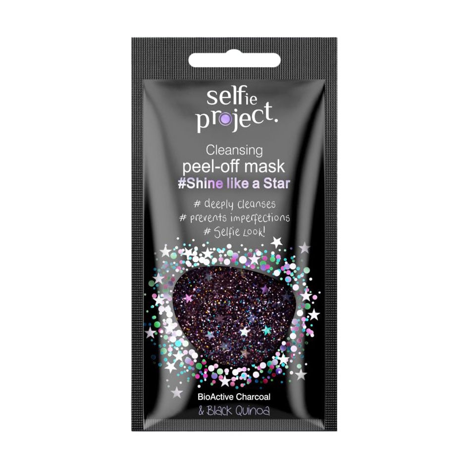 Очищувальна маска для обличчя Selfie Project Cleansing Peel-Off Mask Shine Like A Star, 12 мл