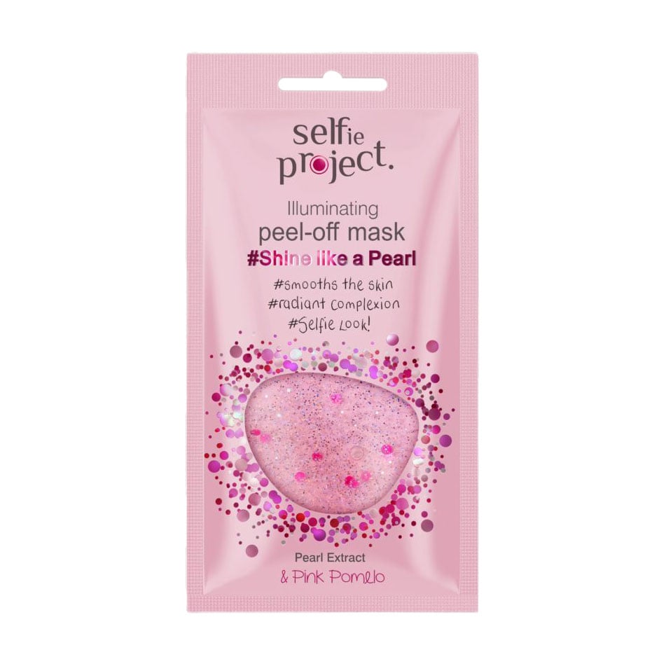 Очищувальна маска для обличчя Selfie Project Illuminating Peel-Off Mask Shine Like A Pearl, 12 мл
