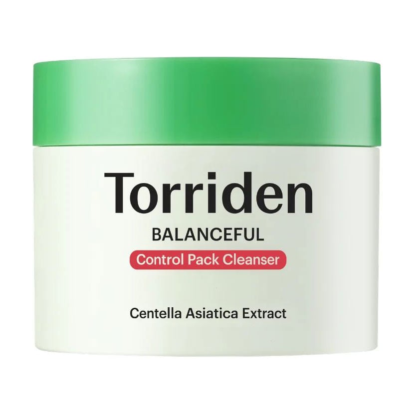 Очищувальна маска для обличчя Torriden Balanceful Centella Asiatica Extract Pore Control Pack Cleanser з центелою, 120 г