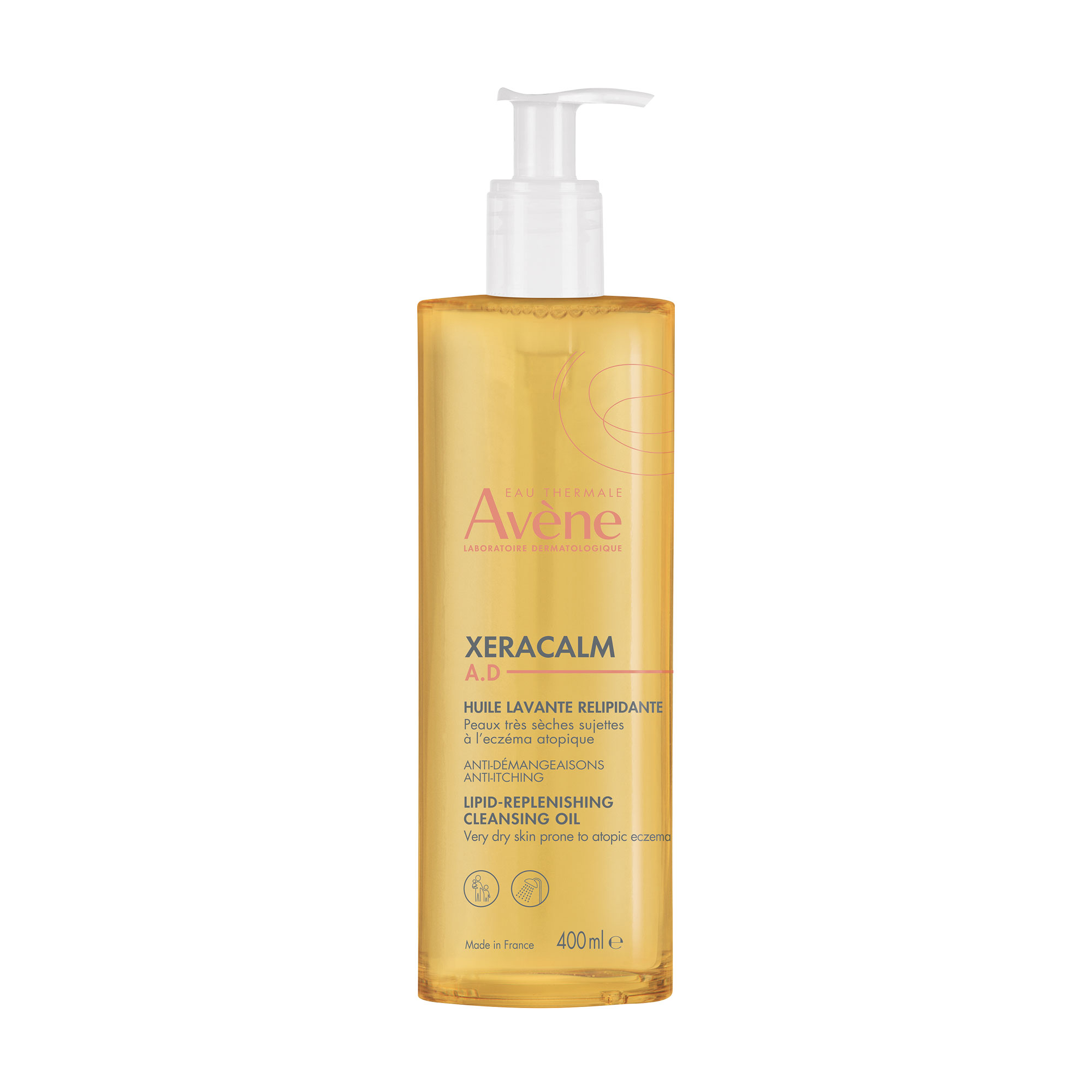 Очищувальна олія для душу Avene XeraCalm A.D Lipid-Replenishing Cleansing Oil, 400 мл