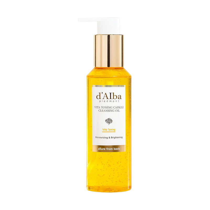 Очищувальна олія для обличчя D'Alba Vita Toning Capsule Cleansing Oil, 150 мл