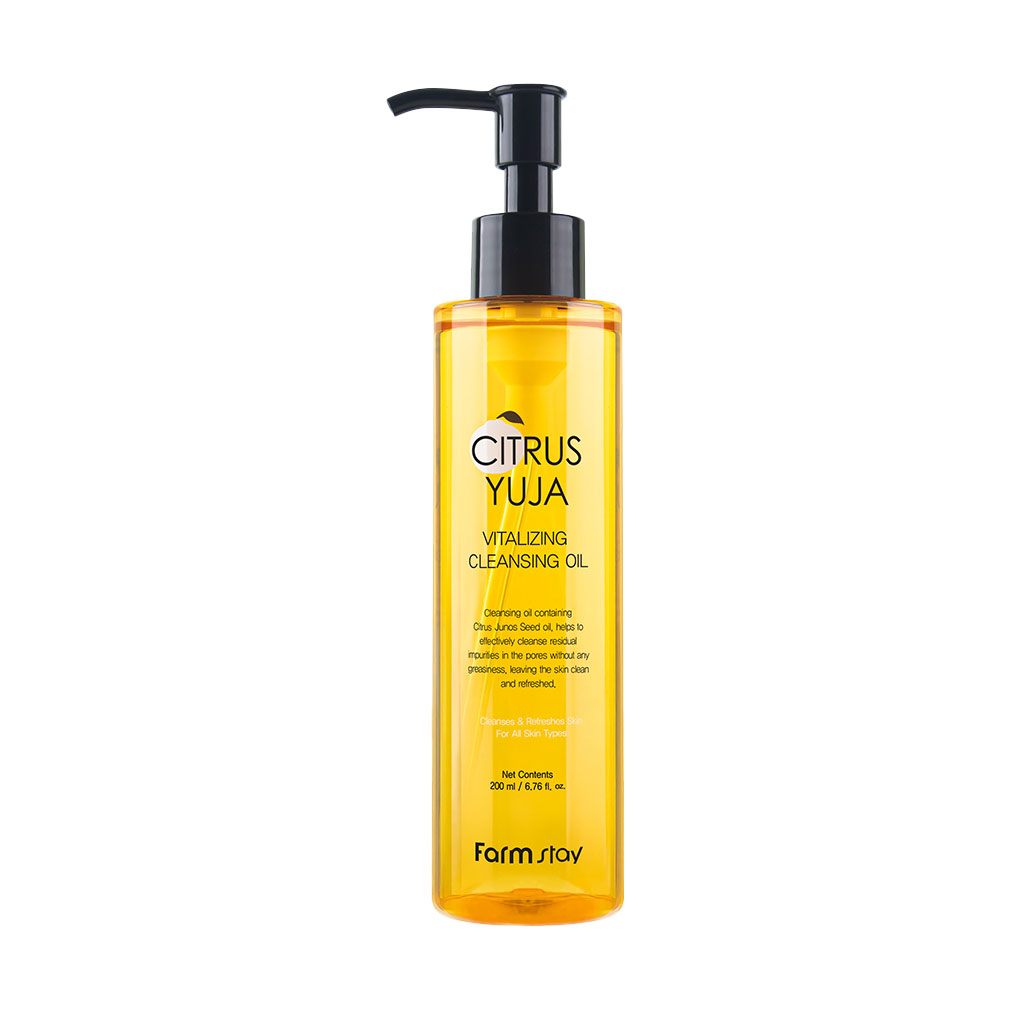 Очищувальна олія для обличчя FarmStay Citrus Yuja Vitalizing Cleansing Oil, 200 мл
