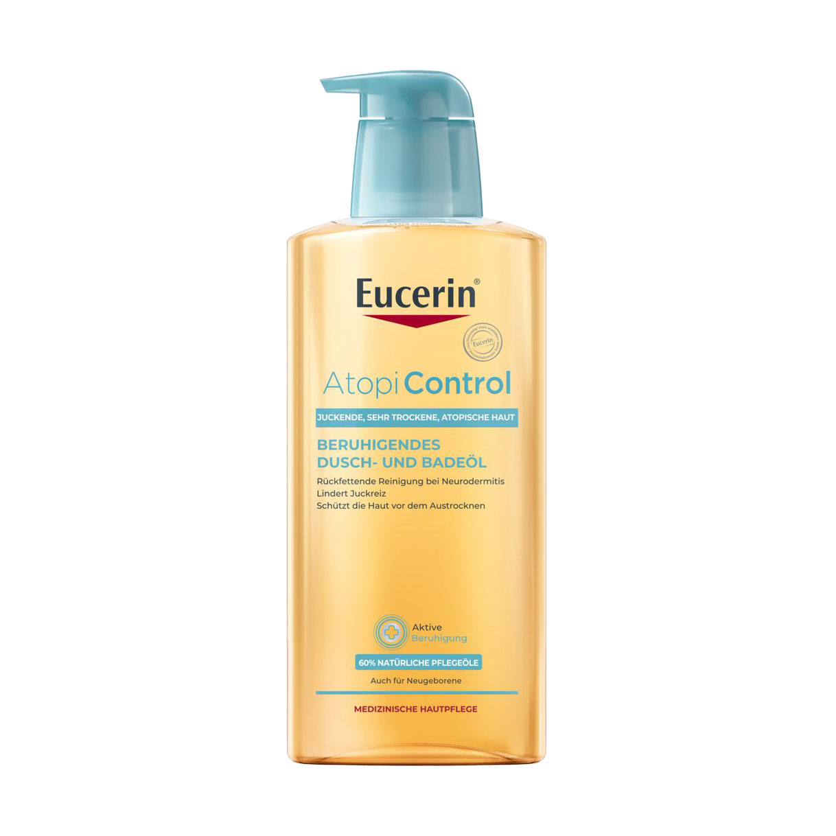Очищувальна олія для ванни та душу Eucerin AtopiControl Bath &amp; Shower Oil для атопічної шкіри, 400 мл