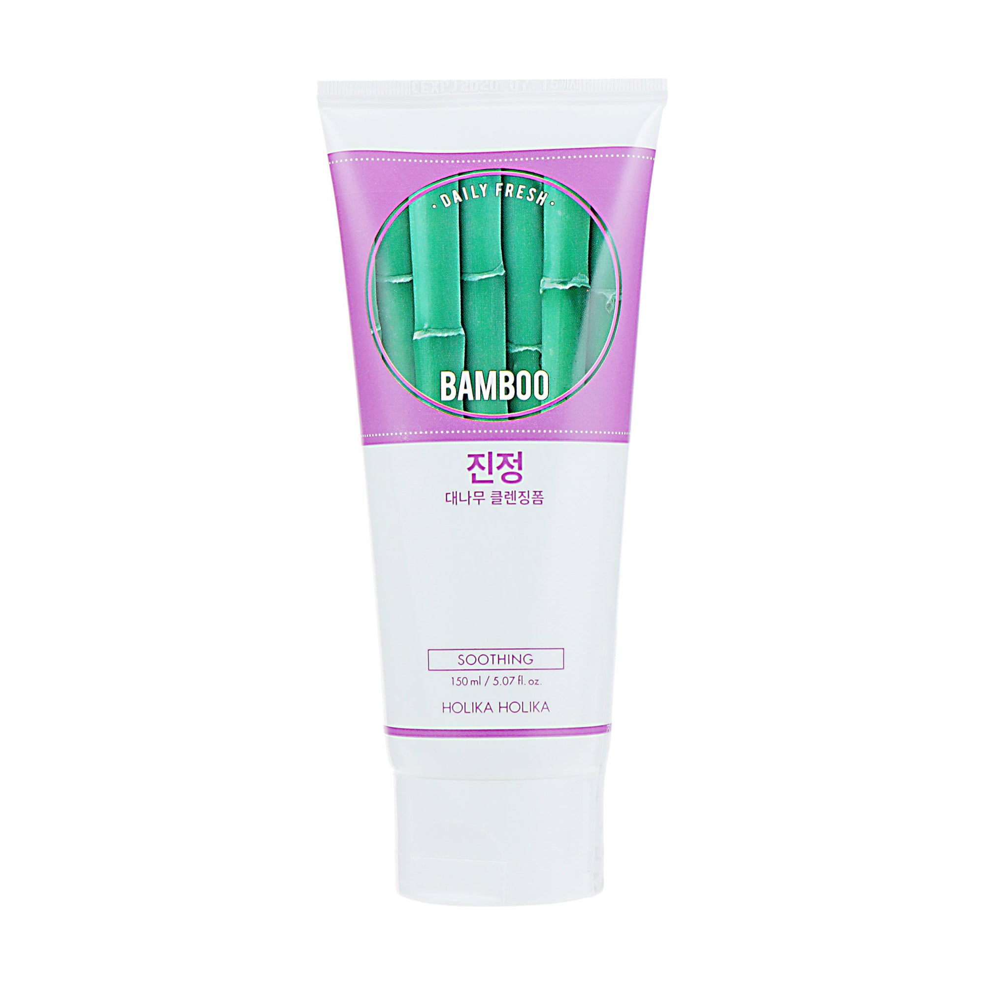 Очищувальна пінка для обличчя Holika Holika Daily Fresh Bamboo Cleansing Foam, 150 мл
