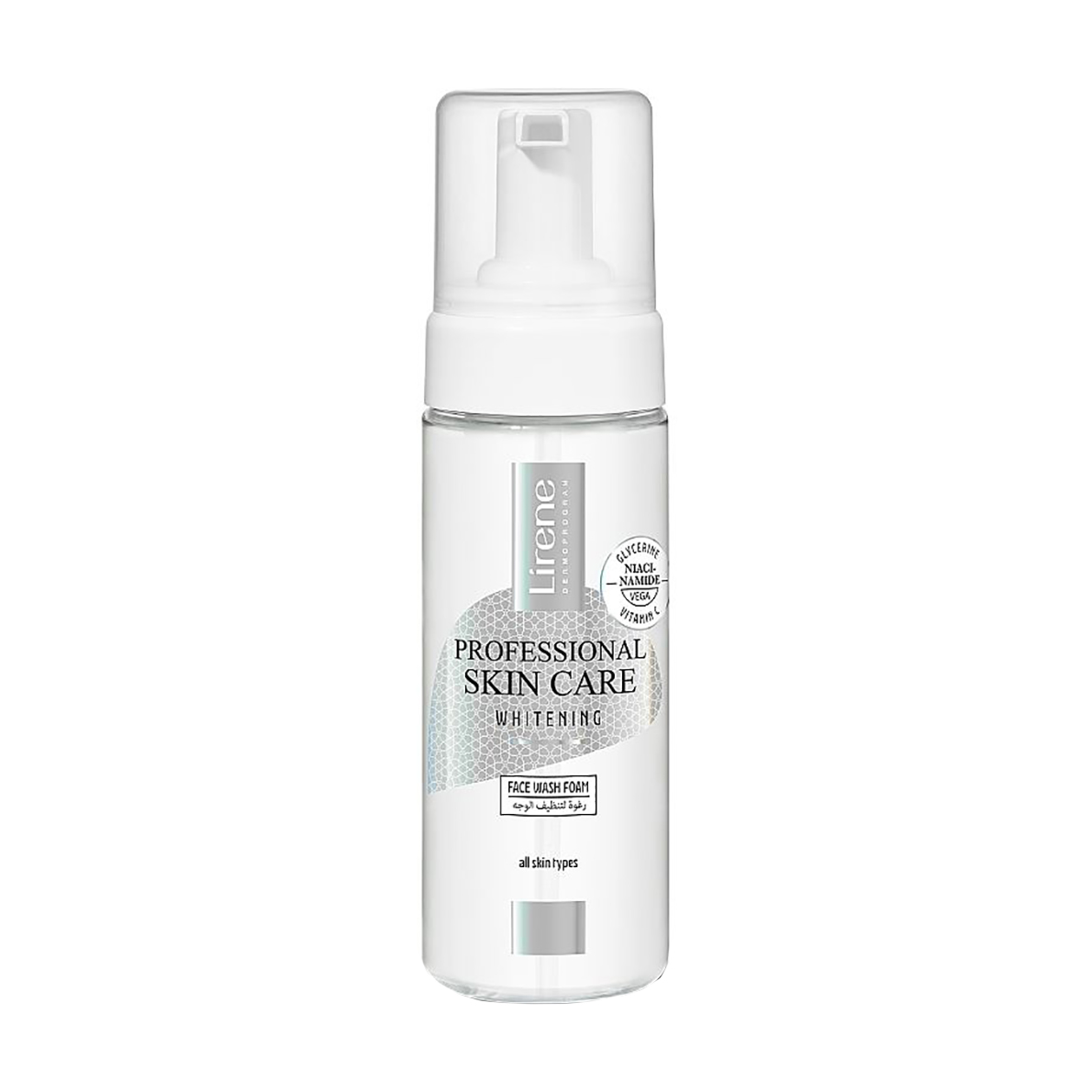 Очищувальна пінка для обличчя Lirene Professional Skin Care Whitening, 150 мл