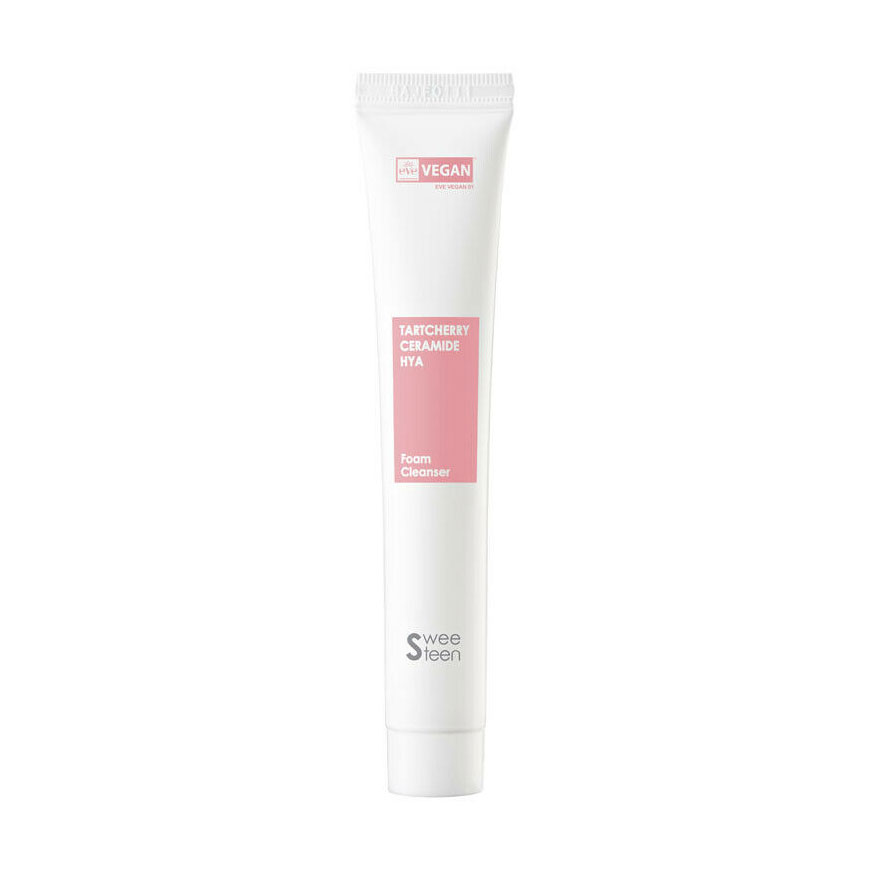 Очищувальна пінка для обличчя Sweeteen Tartcherry Ceramide HYA Foam Cleanser, 20 мл