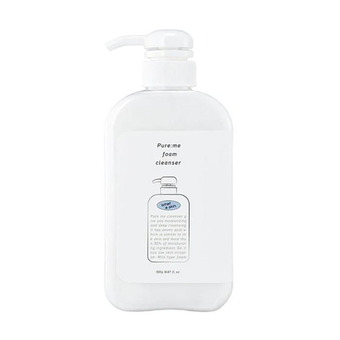 Очищувальна пінка для обличчя What a skin. Pure Me Foam Cleanser, 500 г