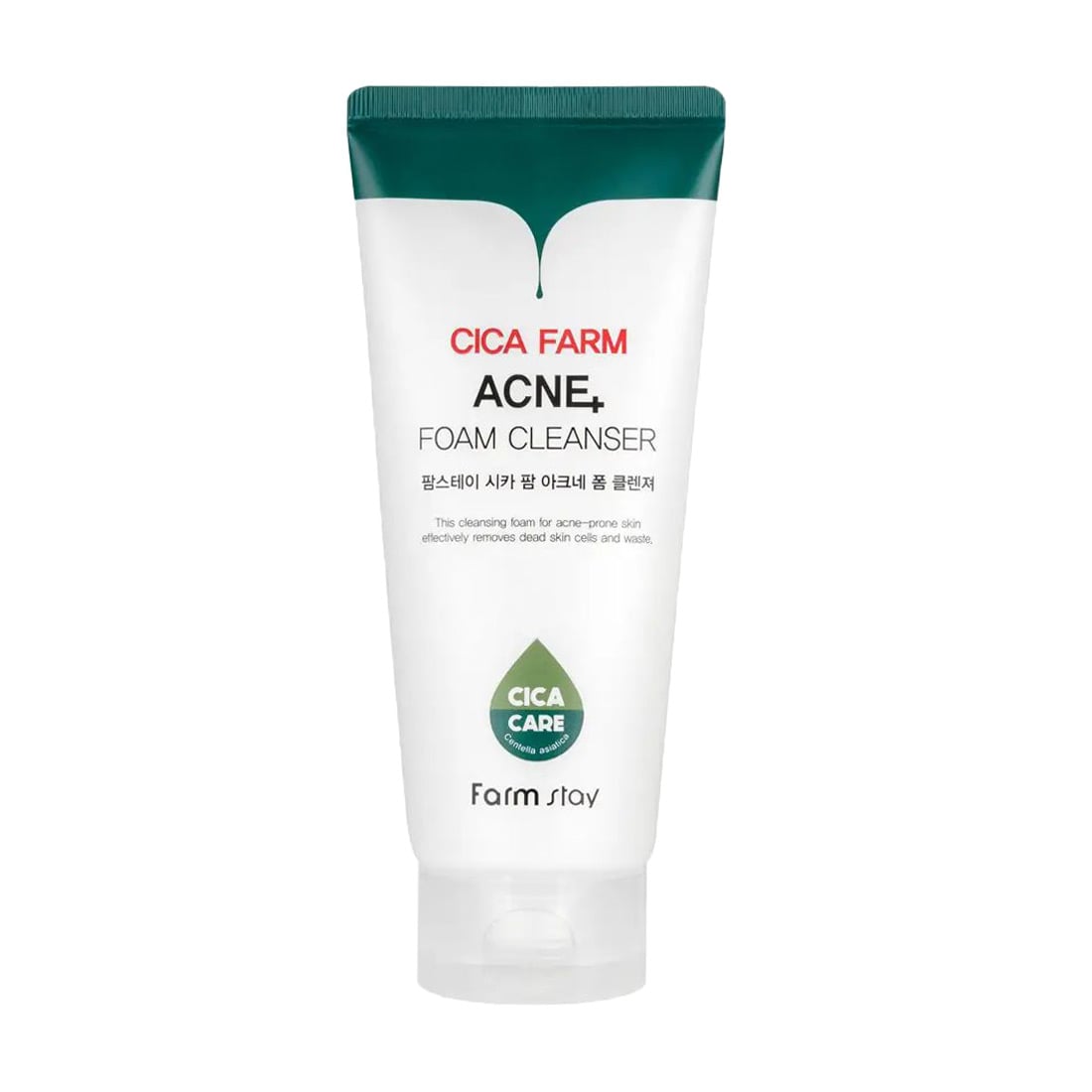 Очищувальна пінка для вмивання FarmStay Cica Farm Acne Foam Cleanser для проблемної шкіри, 180 мл