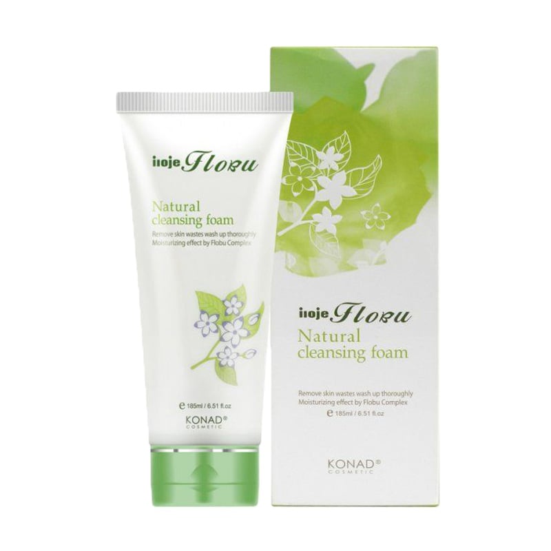 Очищувальна пінка для вмивання Konad Iloje Flobu Natural Foam Cleansing, 185 мл
