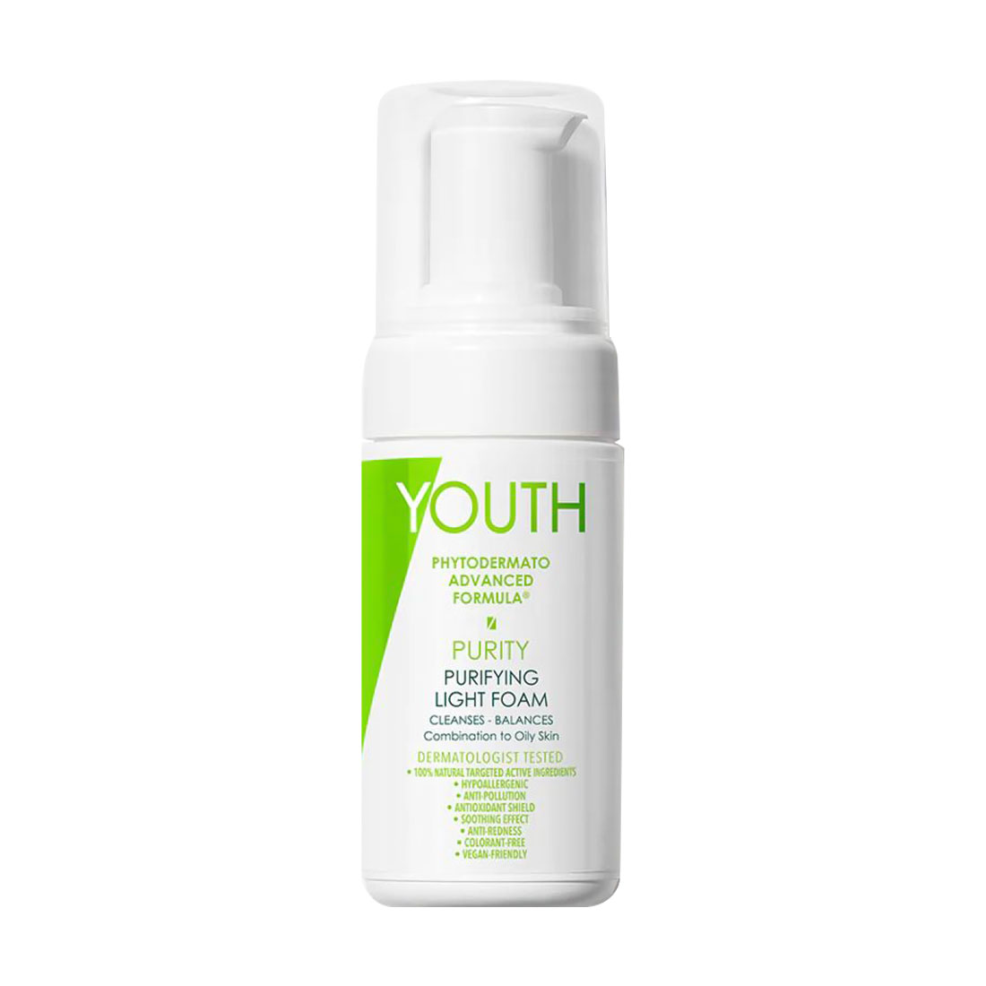 Очищувальна пінка для вмивання YOUTH Purity Purifying Light Foam для комбінованої та жирної шкіри, 100 мл