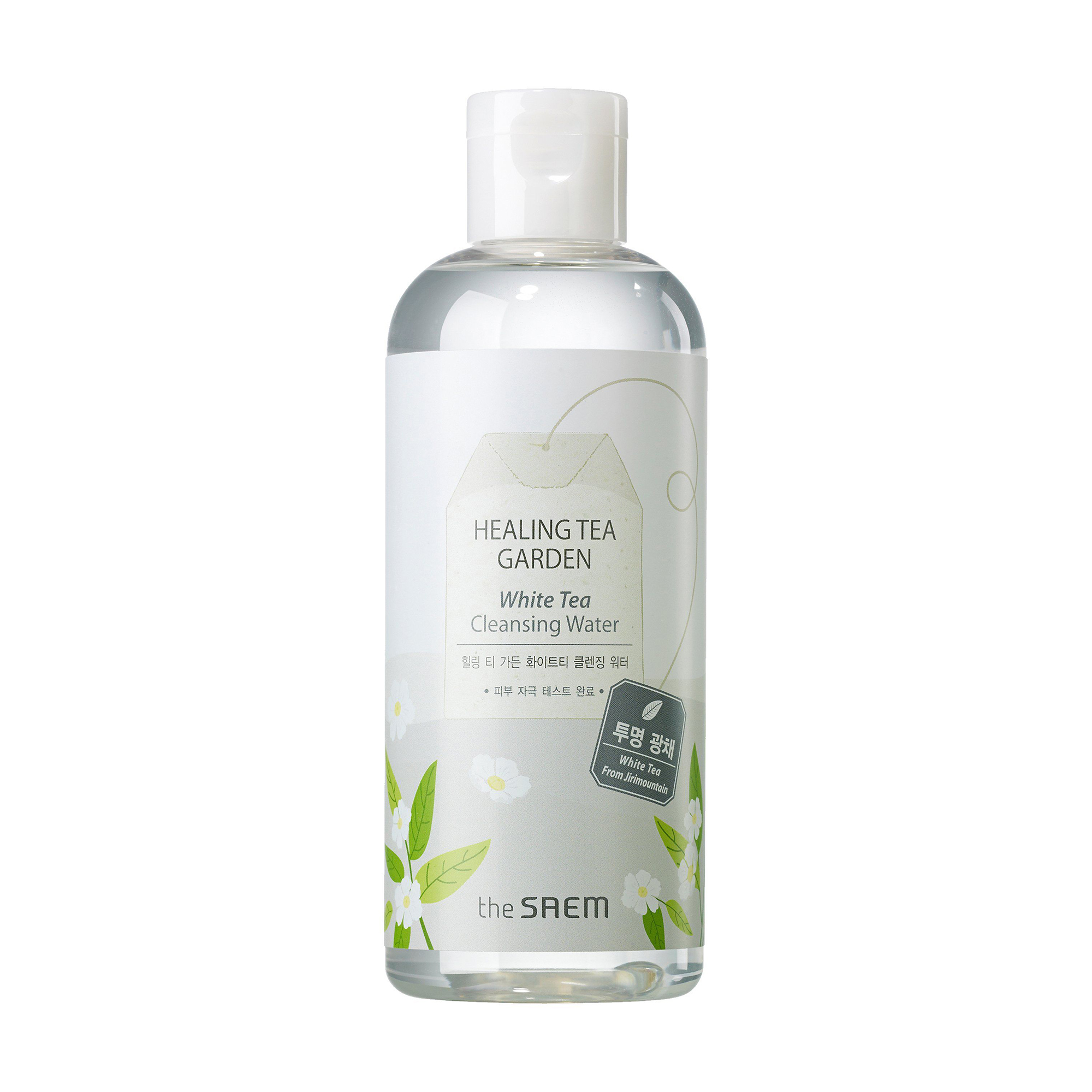 Очищувальна вода для обличчя The Saem Healing Tea Garden White Tea Cleansing Water з екстрактом білого чаю, 300 мл