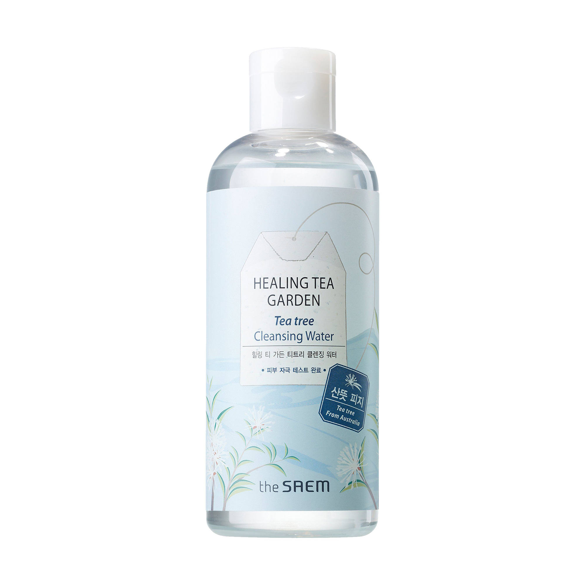 Очищувальна вода для обличчя The Saem Healing Tea Garden Tea Tree Cleansing Water з екстрактом чайного дерева, 300 мл