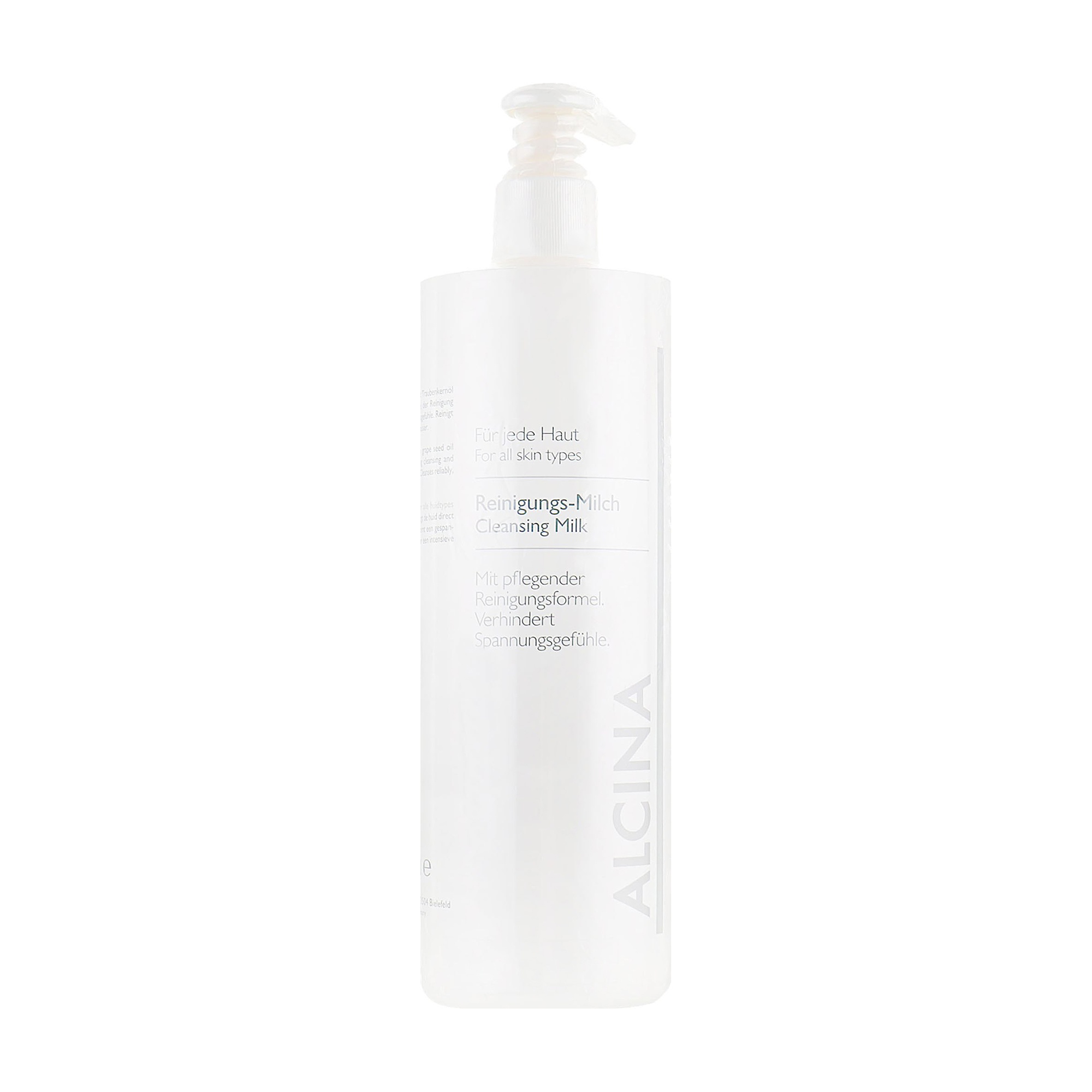 Очищувальне молочко для обличчя Alcina Cleansing Milk для всіх типів шкіри, 500 мл
