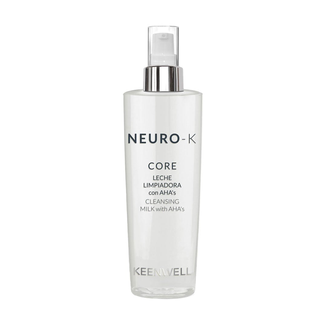 Очищувальне молочко-емульсія для обличчя Keenwell Neuro-K Core Cleansing Milk with AHA's з АНА-кислотами, 200 мл
