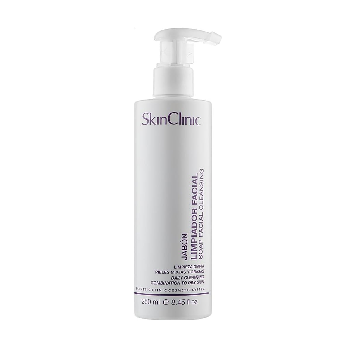 Очищувальне мило SkinClinic Soap Facial Cleansing для жирної та комбінованої шкіри обличчя, 250 мл