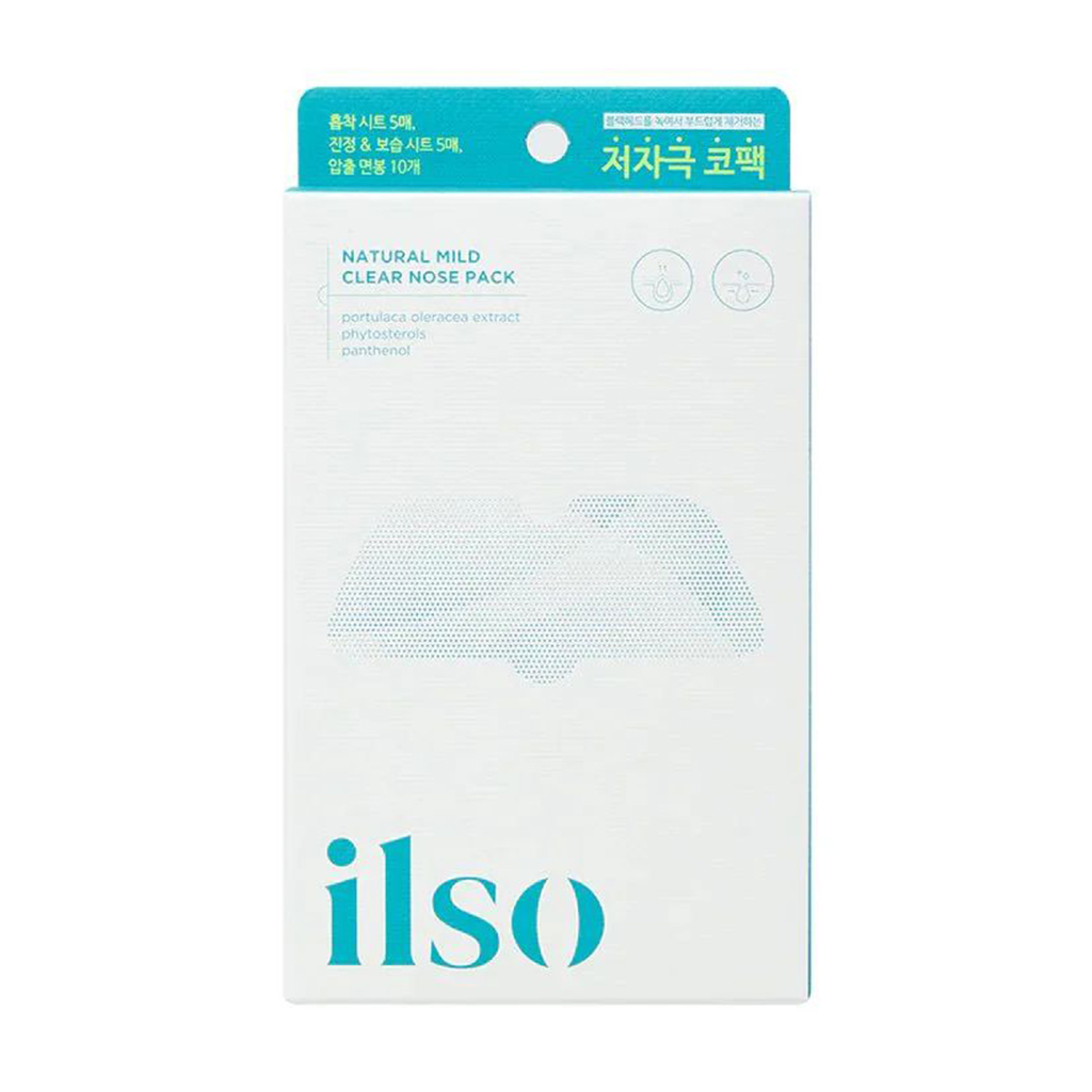 Очищувальні смужки для носа Ilso Natural Mild Clear Nose Pack, 5 шт