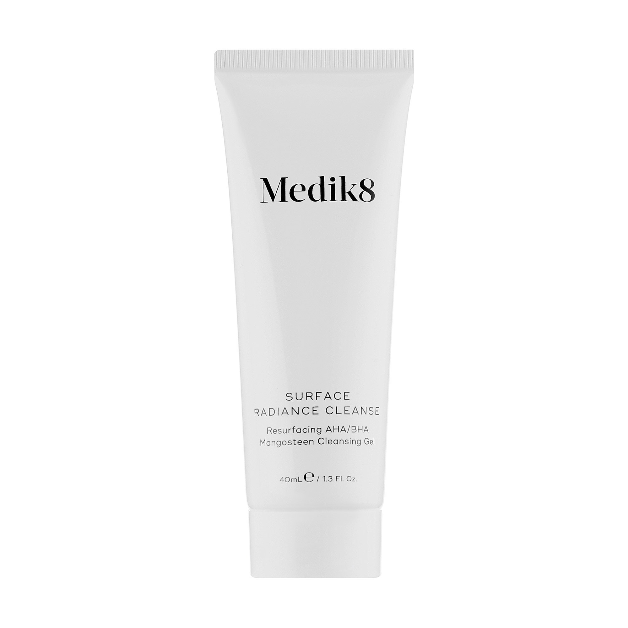 Очищувальний гель для обличчя Medik8 Surface Radiance Cleanse з AHA і BHA кислотами, 40 мл (мініатюра)